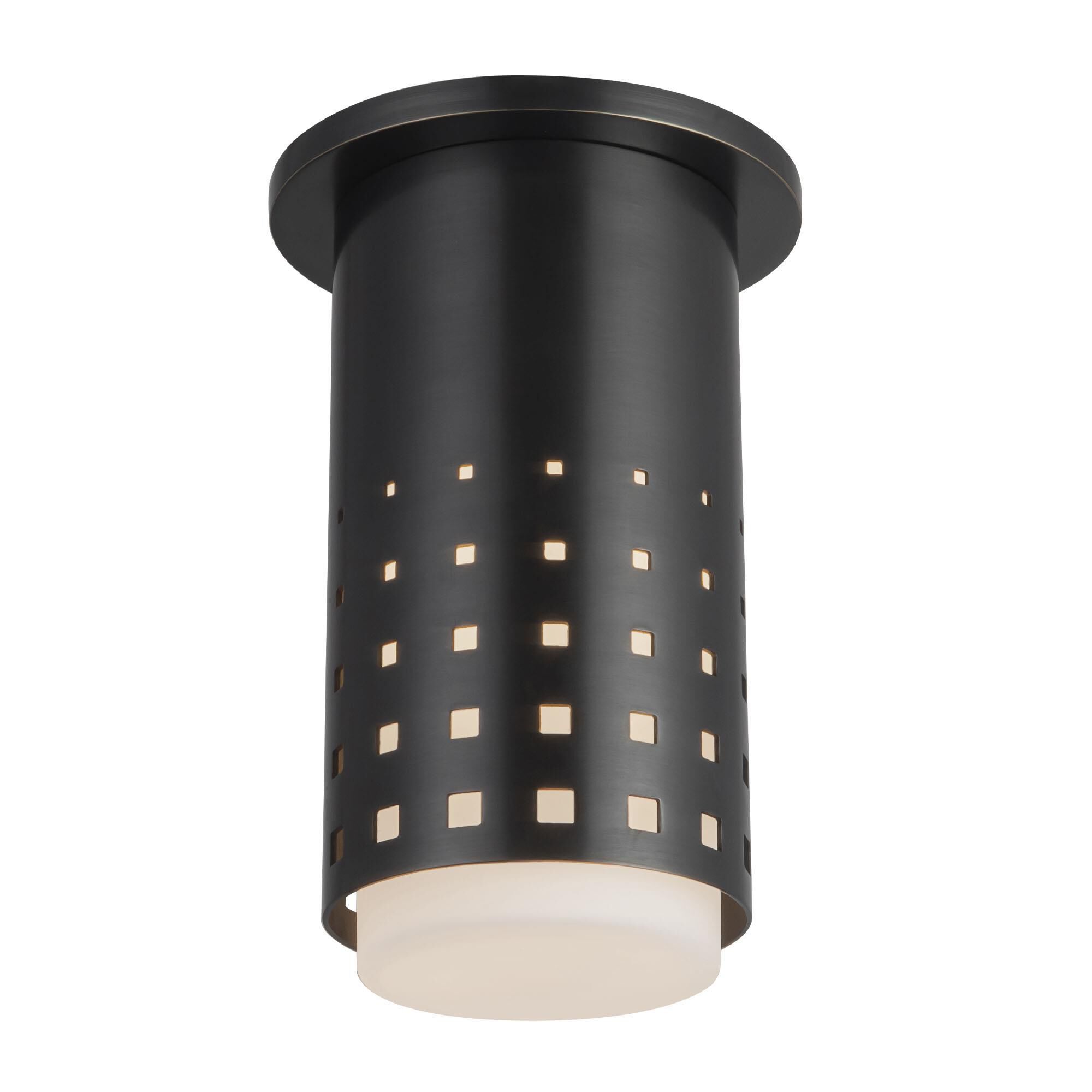 Shown in Urban Bronze finish and Clear Exterior Opal Interior glass
