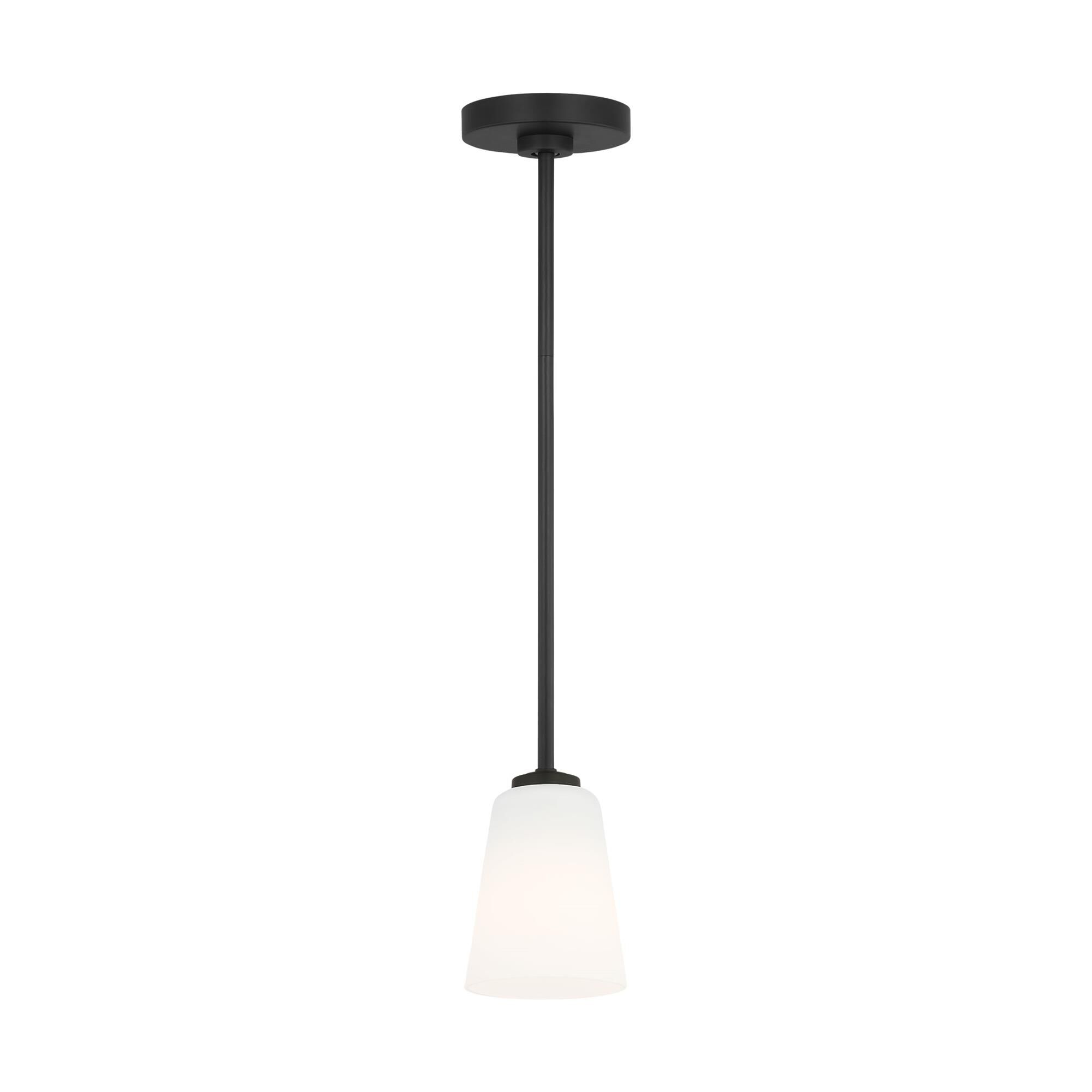 Shown in Midnight Black finish and Etched Painted White Inside glass