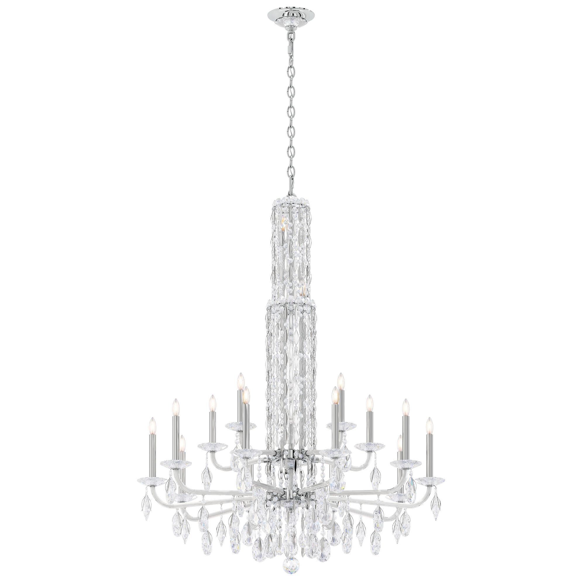 Shown in Polished Stainless Steel finish and Clear Radiance crystal