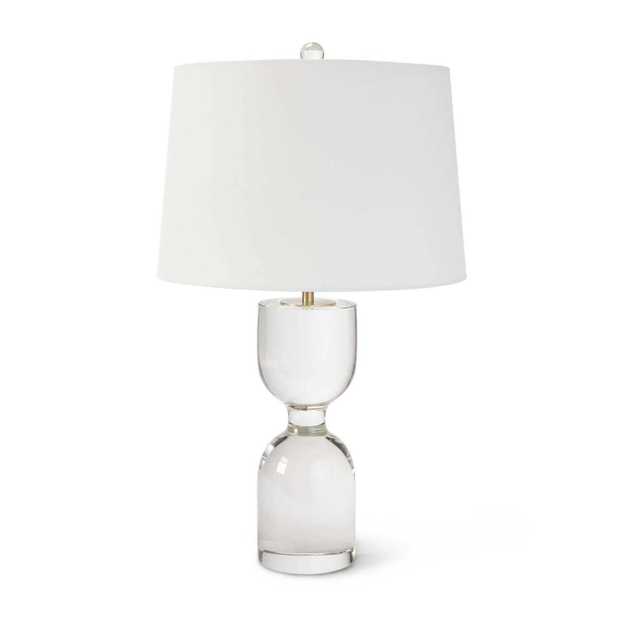 Shown in Clear finish and Linen shade