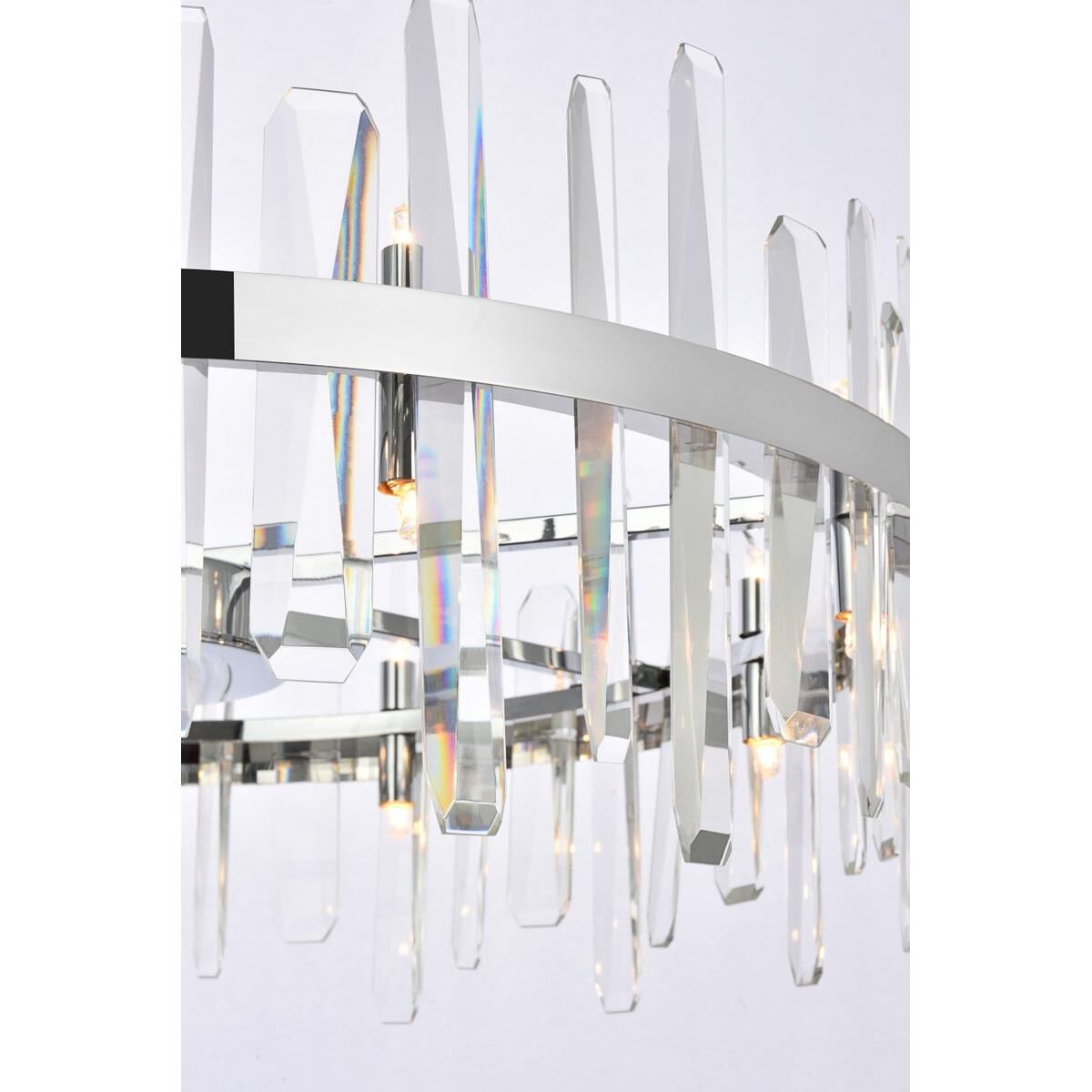 Serena 32 Inch 16 Light Chandelier by Elegant Lighting