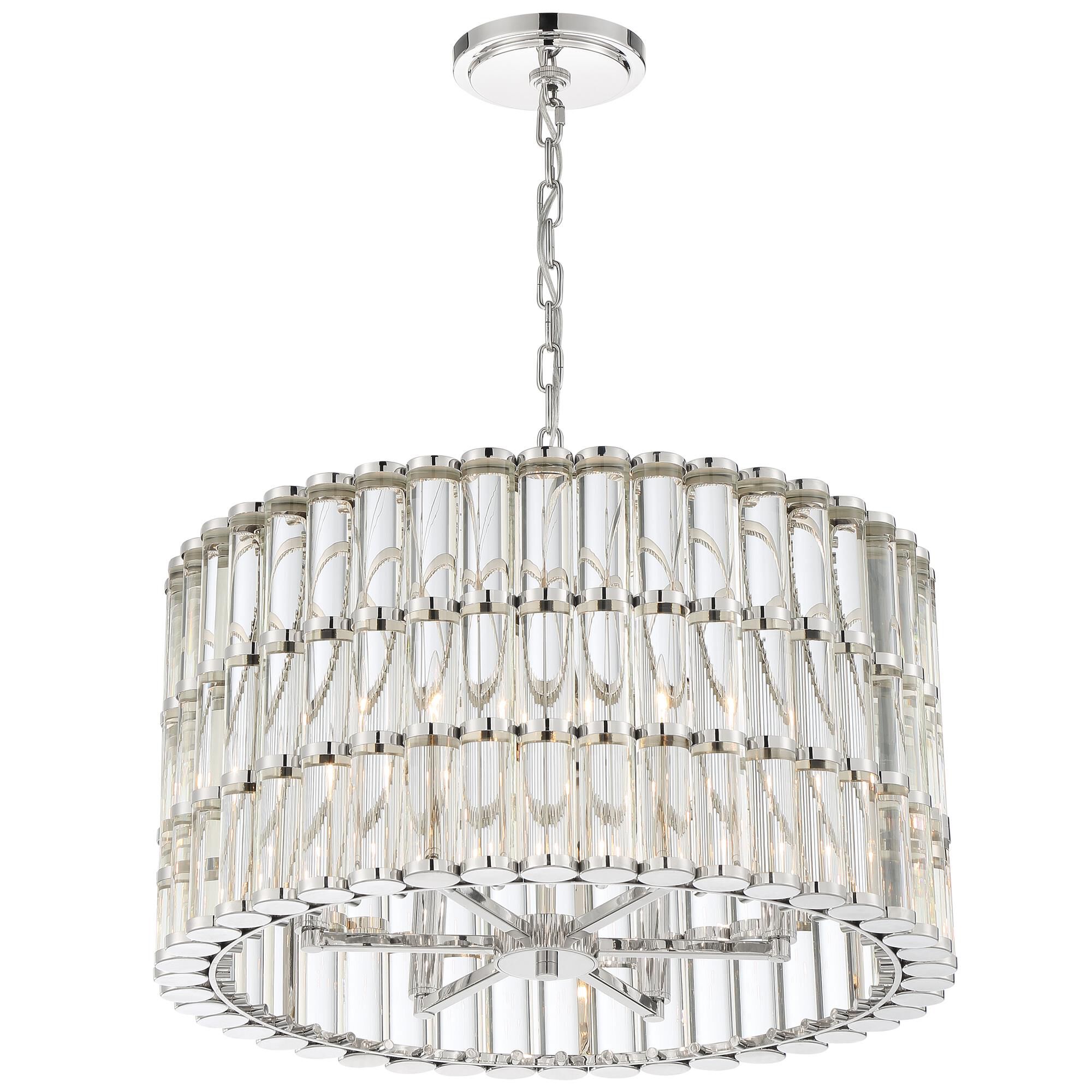 Libby Langdon Elliot 22 Inch 6 Light Chandelier by Crystorama
