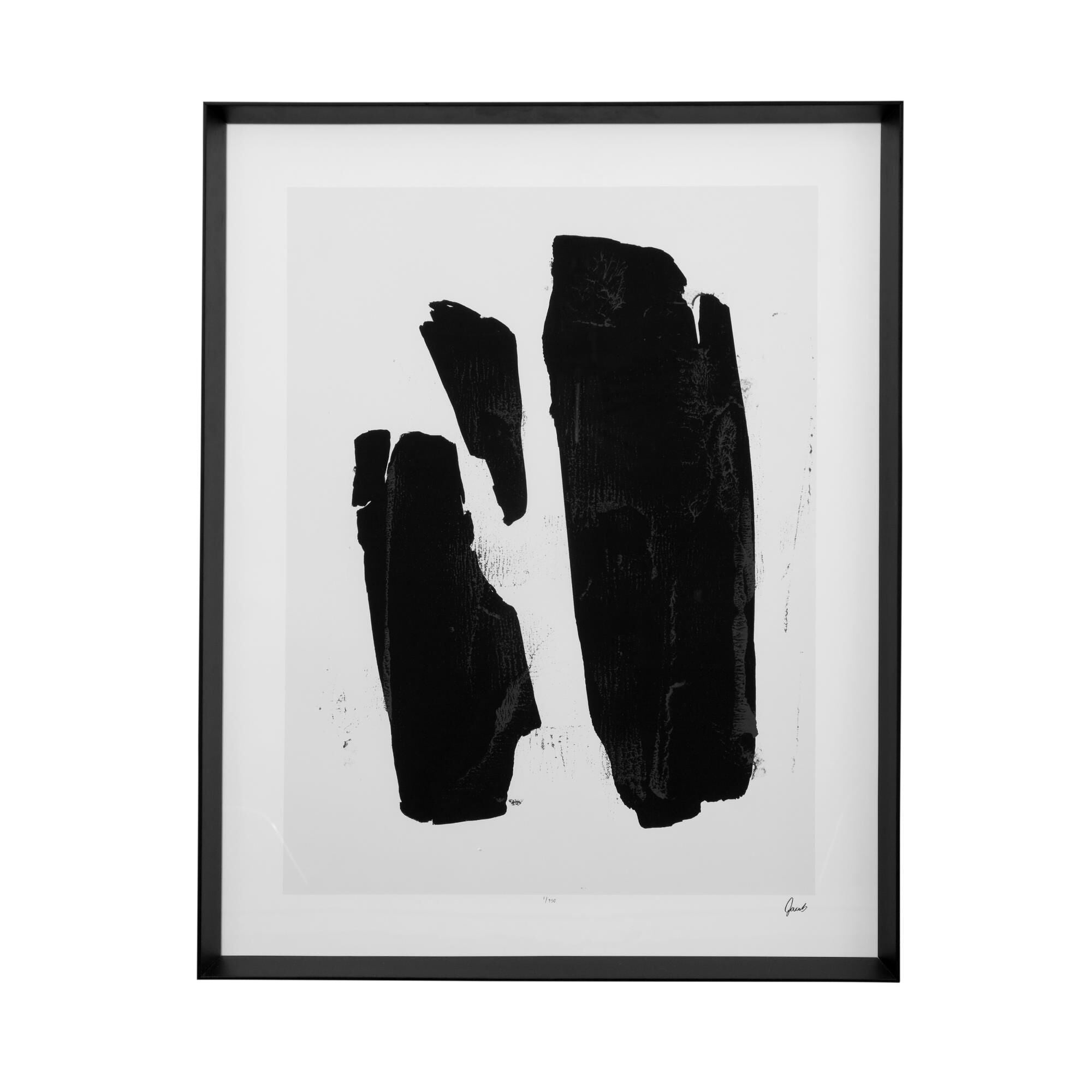 Triple Block Print II 39 Inch Print By Bassett Mirror Company