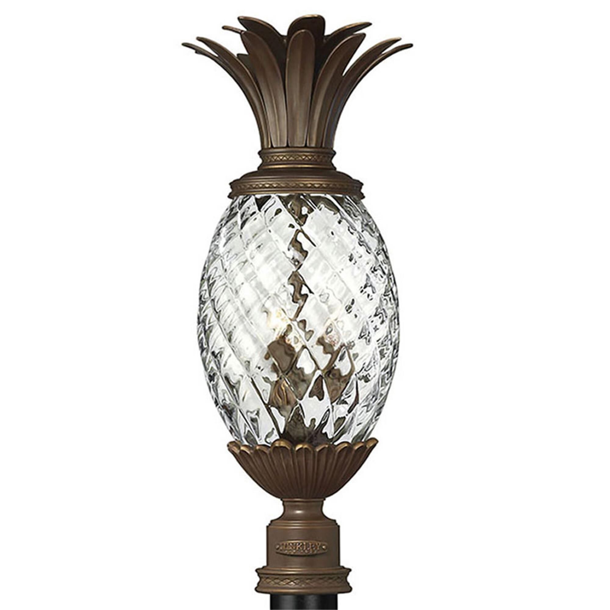Plantation 25 Inch 3 Light Outdoor Post Lamp,