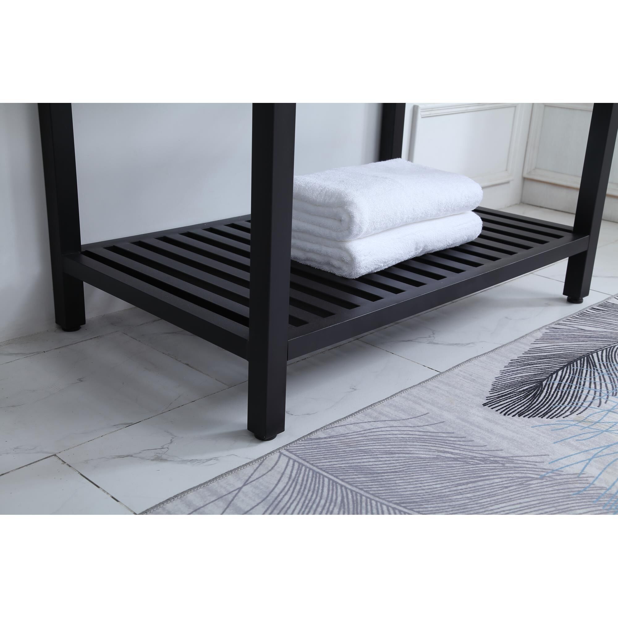 Shown in Black finish