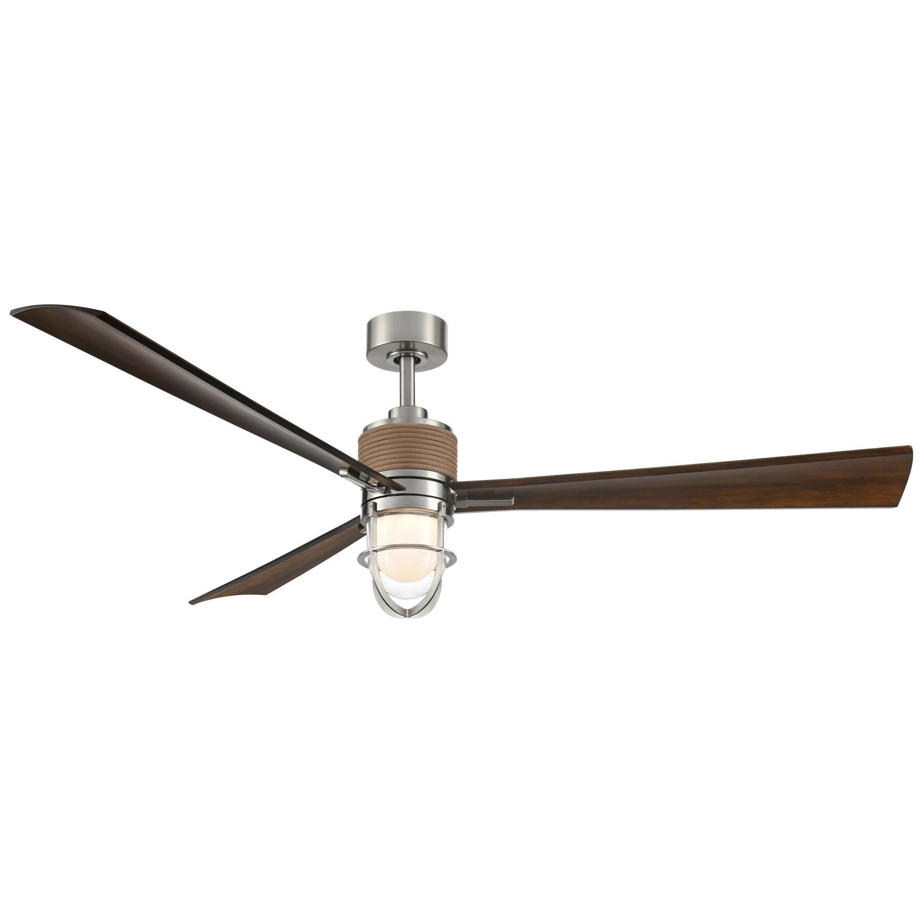 Nauticus 65 Inch Ceiling Fan with Light Kit by Minka Aire