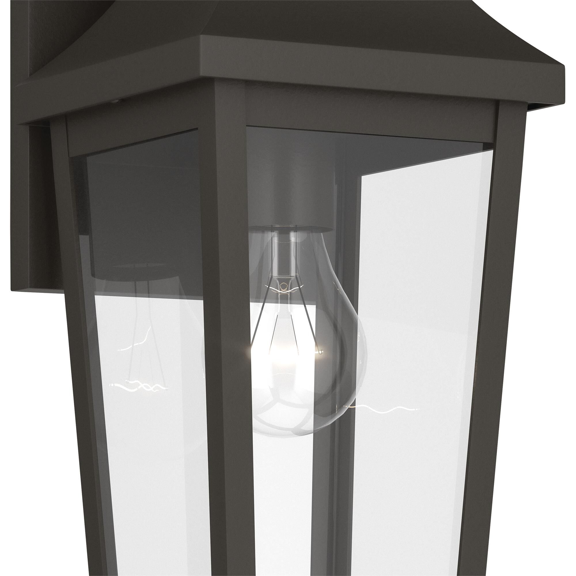 Shown in Olde Bronze finish and Clear glass