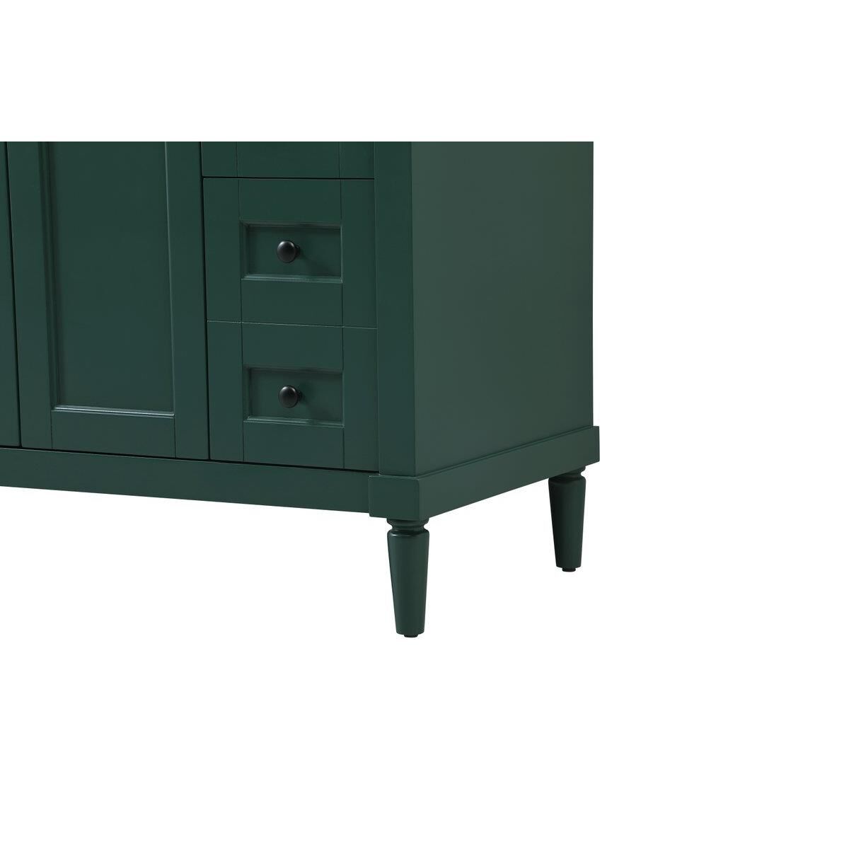 Shown in Green finish and Backsplash accent
