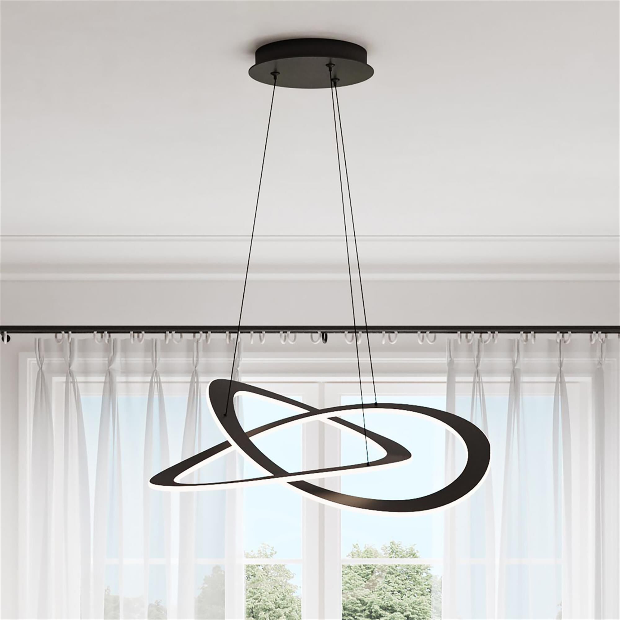 Wave 19 Inch 2 Light LED Mini Chandelier by Artcraft