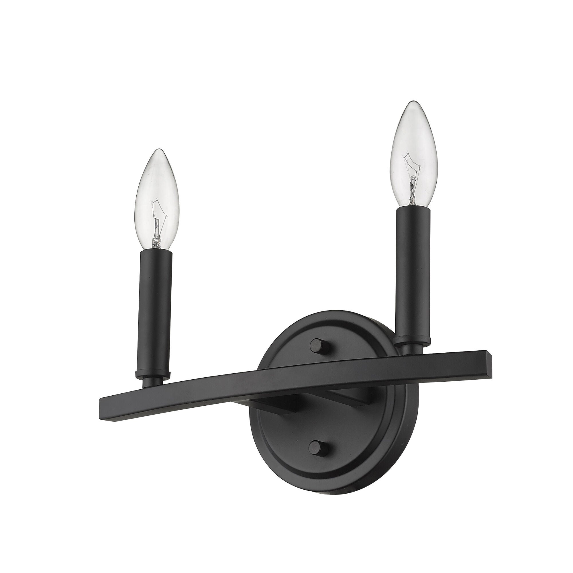 Shown in Matte Black finish and -- glass and -- shade