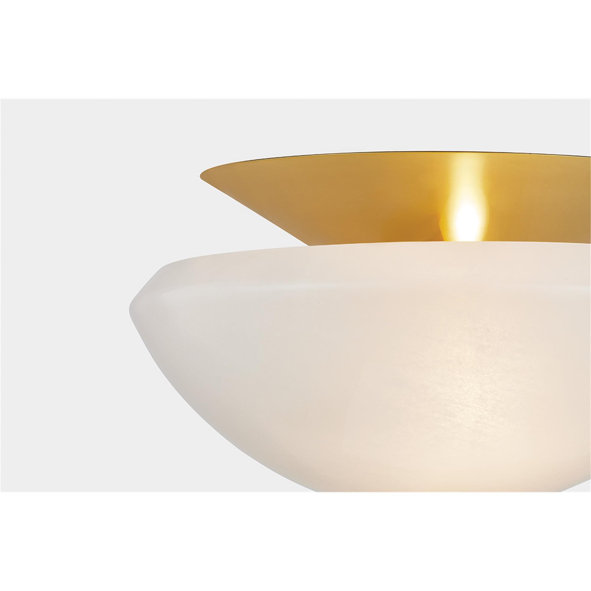 Pawtucket 15 Inch 2 Light Flush Mount,