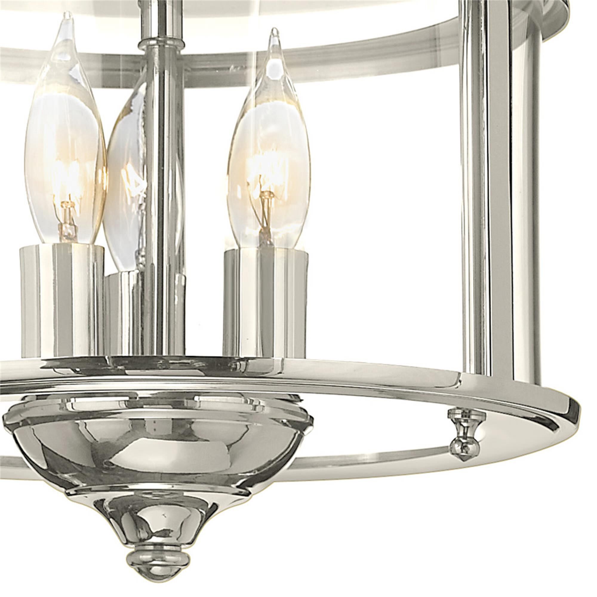 Gentry 12 Inch 3 Light Flush Mount,