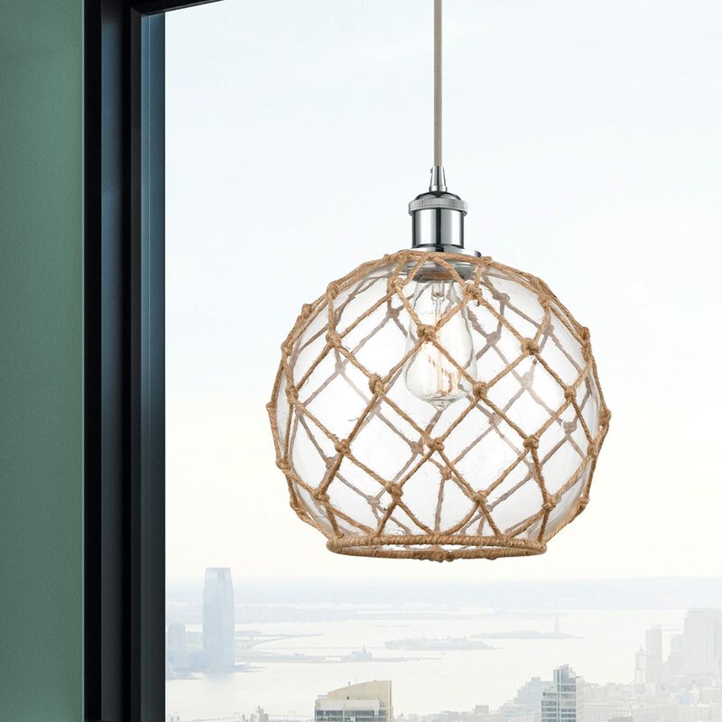 Innovations Lighting Bruno Marashlian Farmhouse Rope 10 Inch Mini Pendant