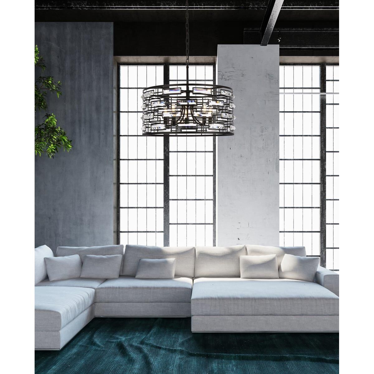 Kennedy 24 Inch Large Pendant by Elegant Lighting