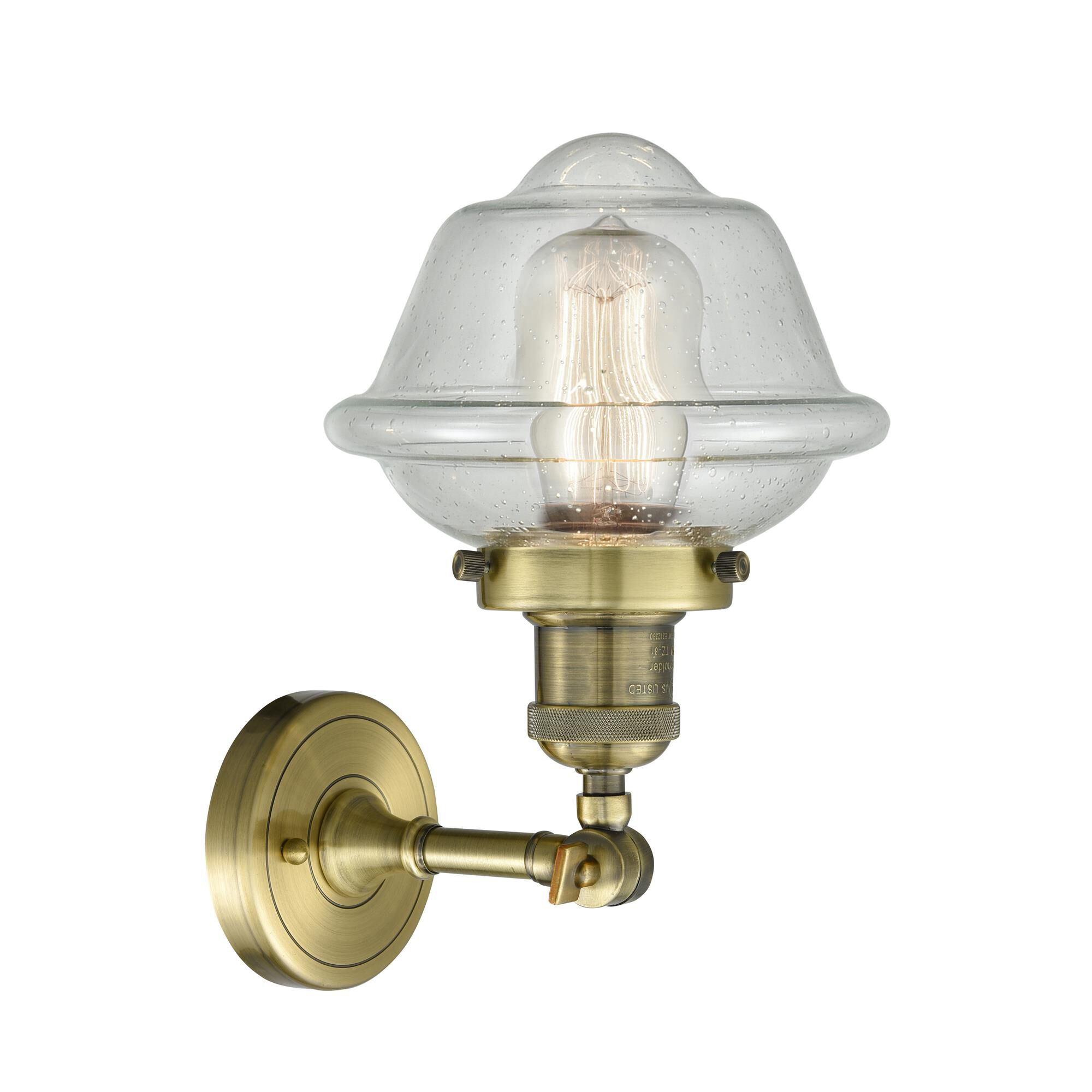 Bruno Marashlian Small Oxford 7 Inch 1 Light Semi Flush Mount by Innovations Lighting