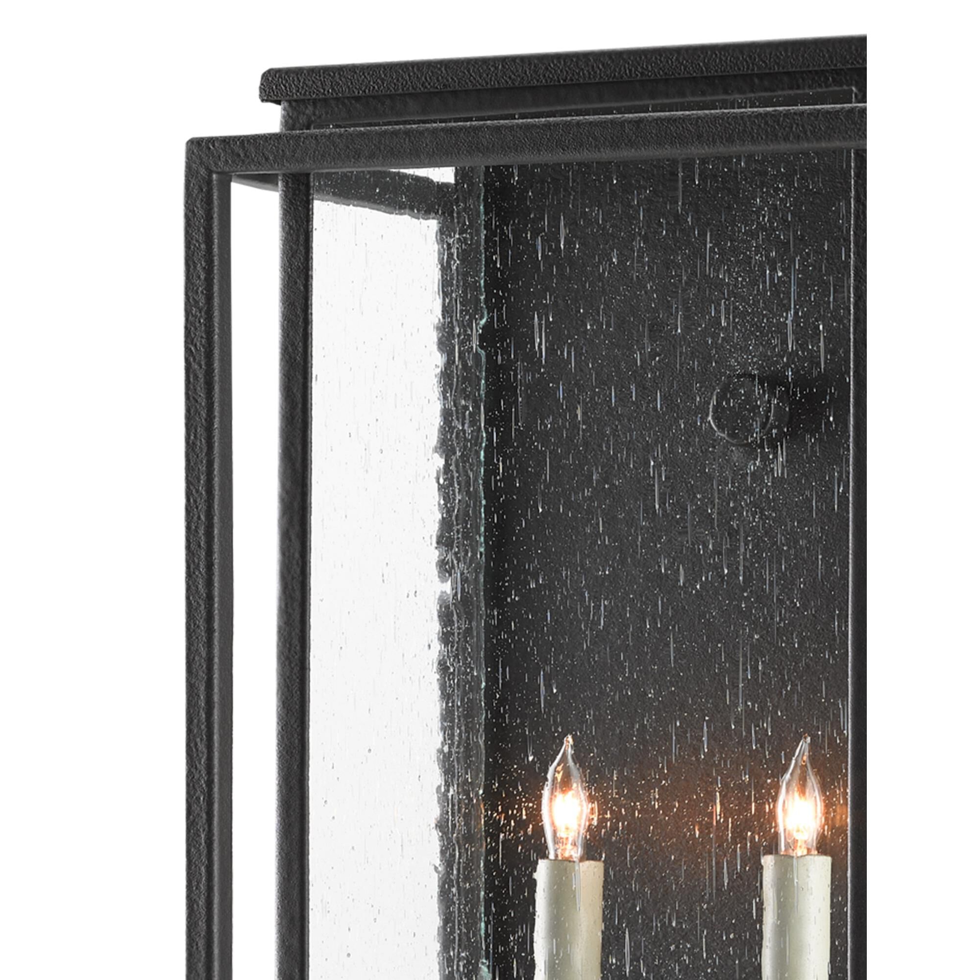 Wright 27 Inch Tall 2 Light Outdoor Wall Light by Currey and Company