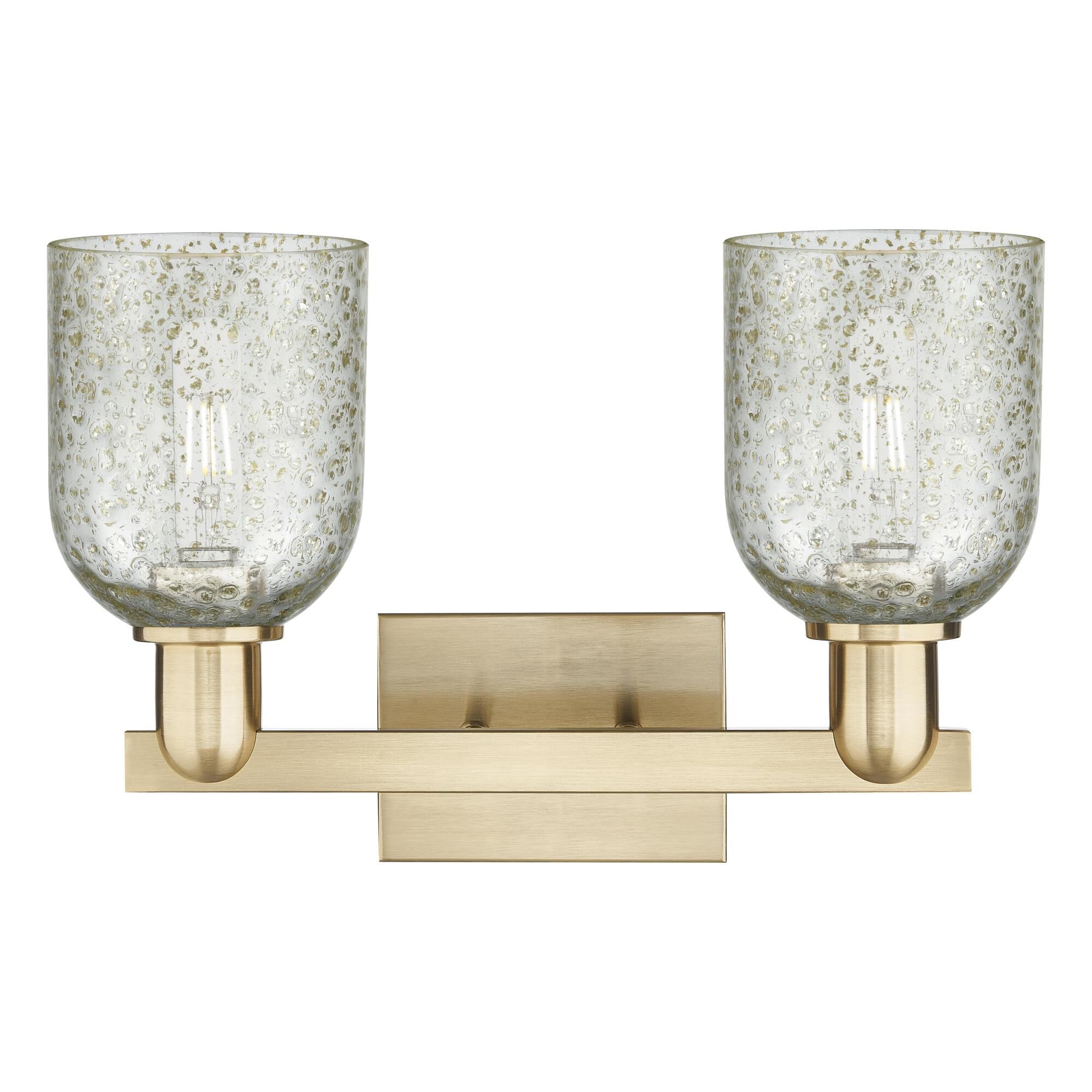 Shown in Champagne Bronze finish and Mica glass