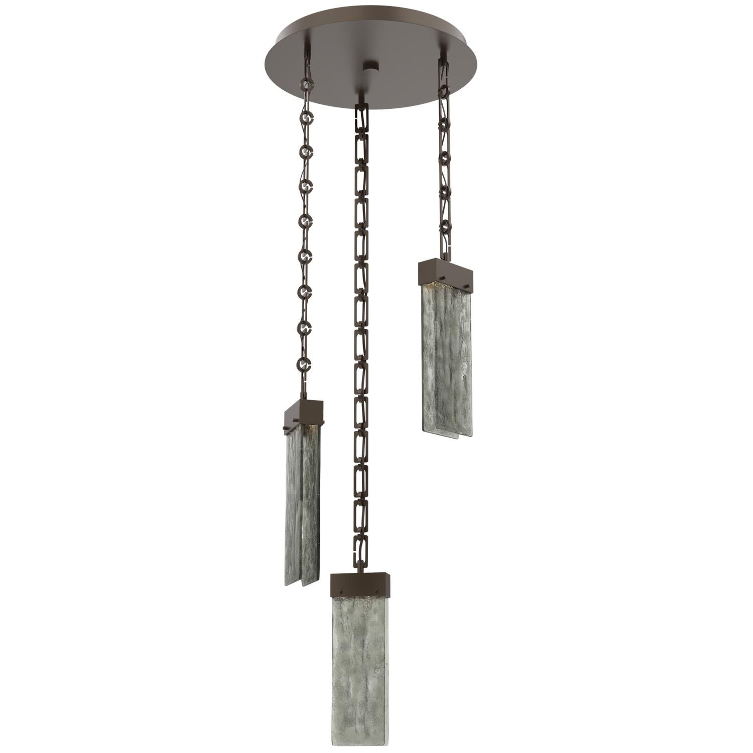 Levi Wilson Parallel 17 Inch Multi Light Pendant by Hammerton Studio