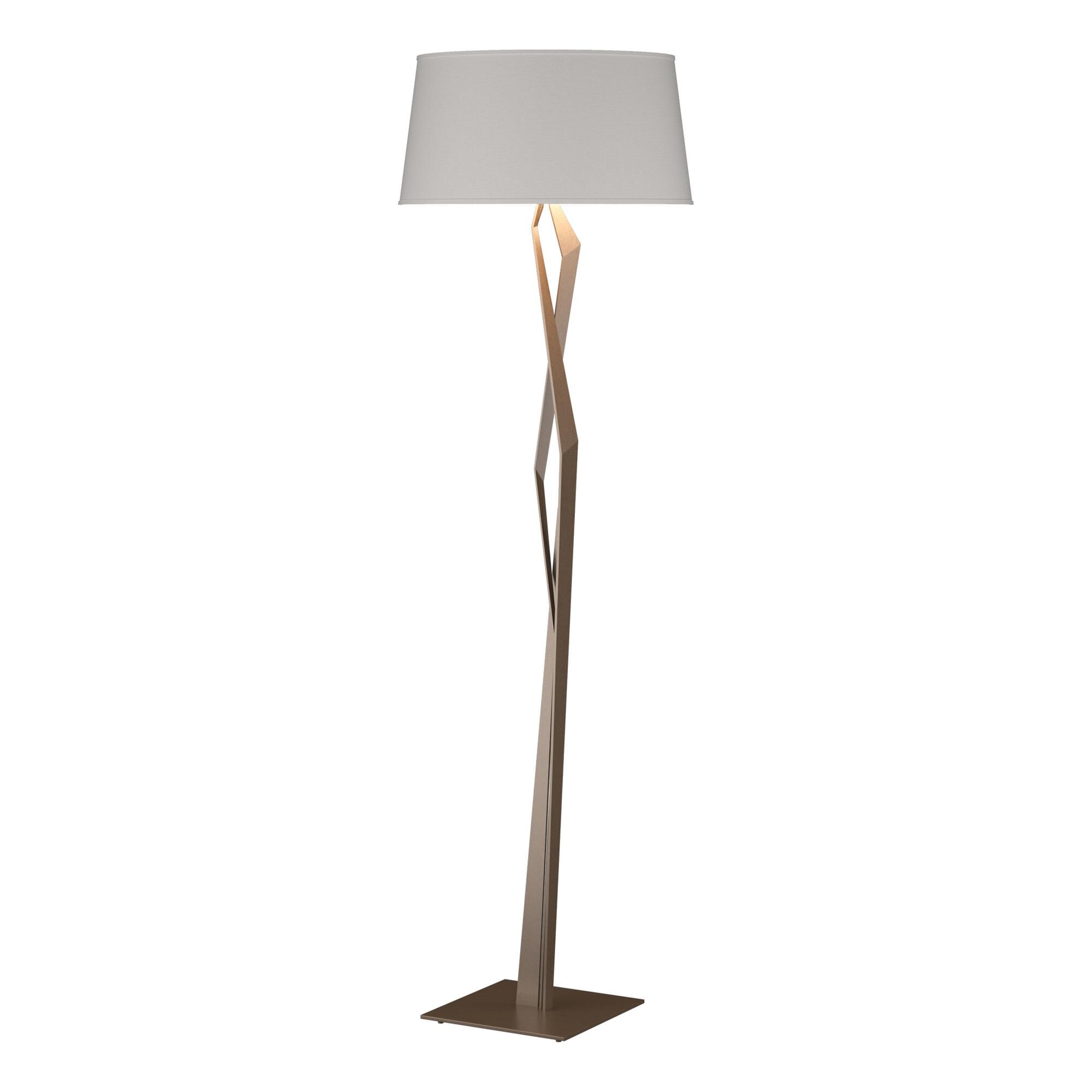Shown in Bronze finish and Flax shade