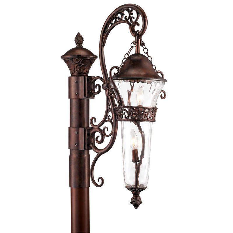Anastasia 37 Inch Outdoor Post Lamp by Kalco