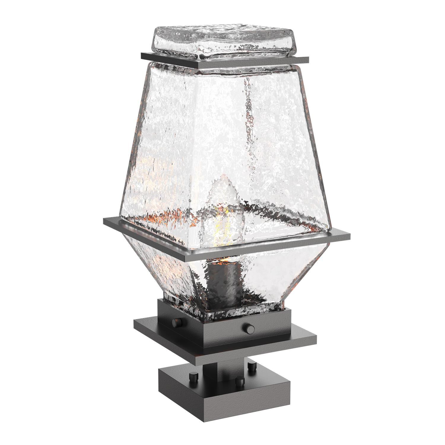 Shown in Argento Grey finish and Clear glass