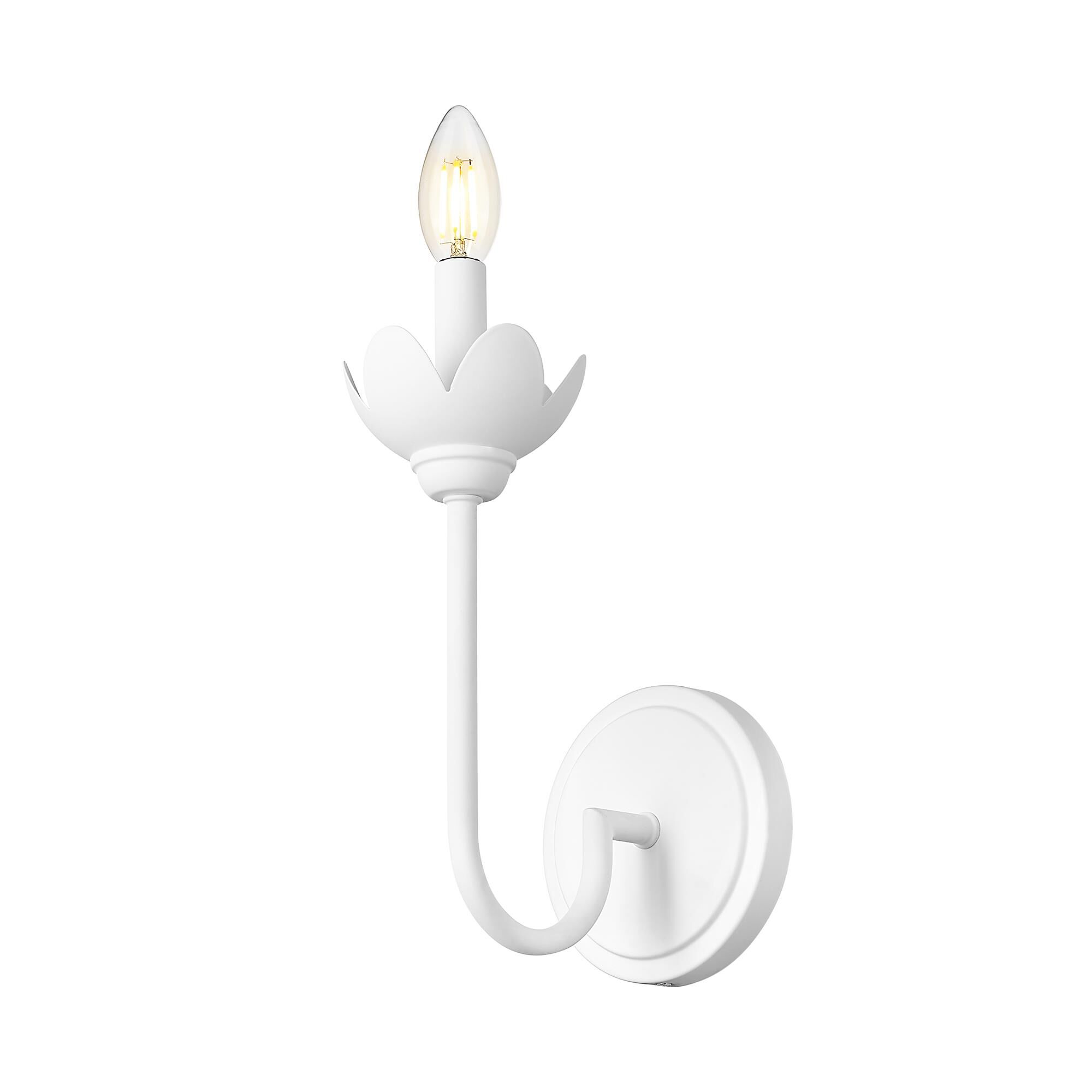 Shown in Textured White finish and Clear Ribbed glass and Clear Ribbed shade