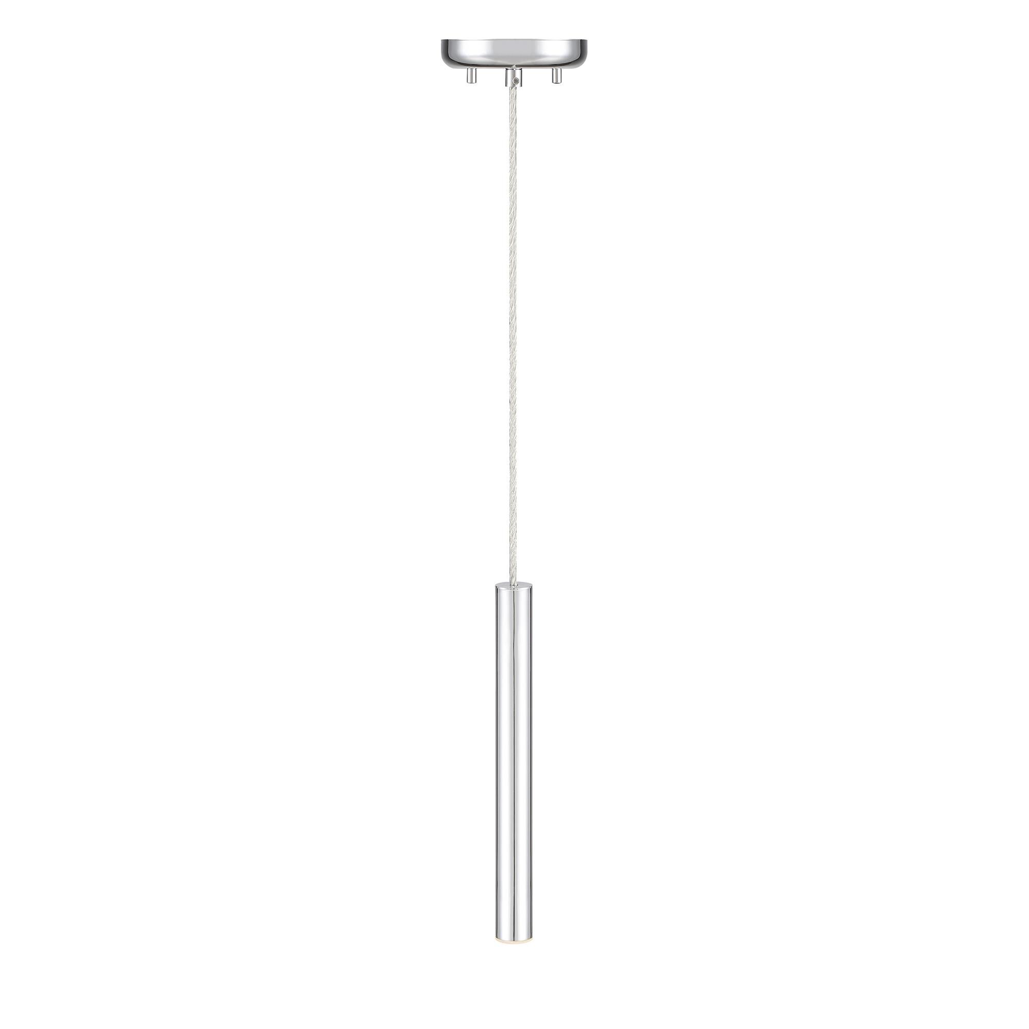 Shown in Chrome finish and Steel glass and Steel shade