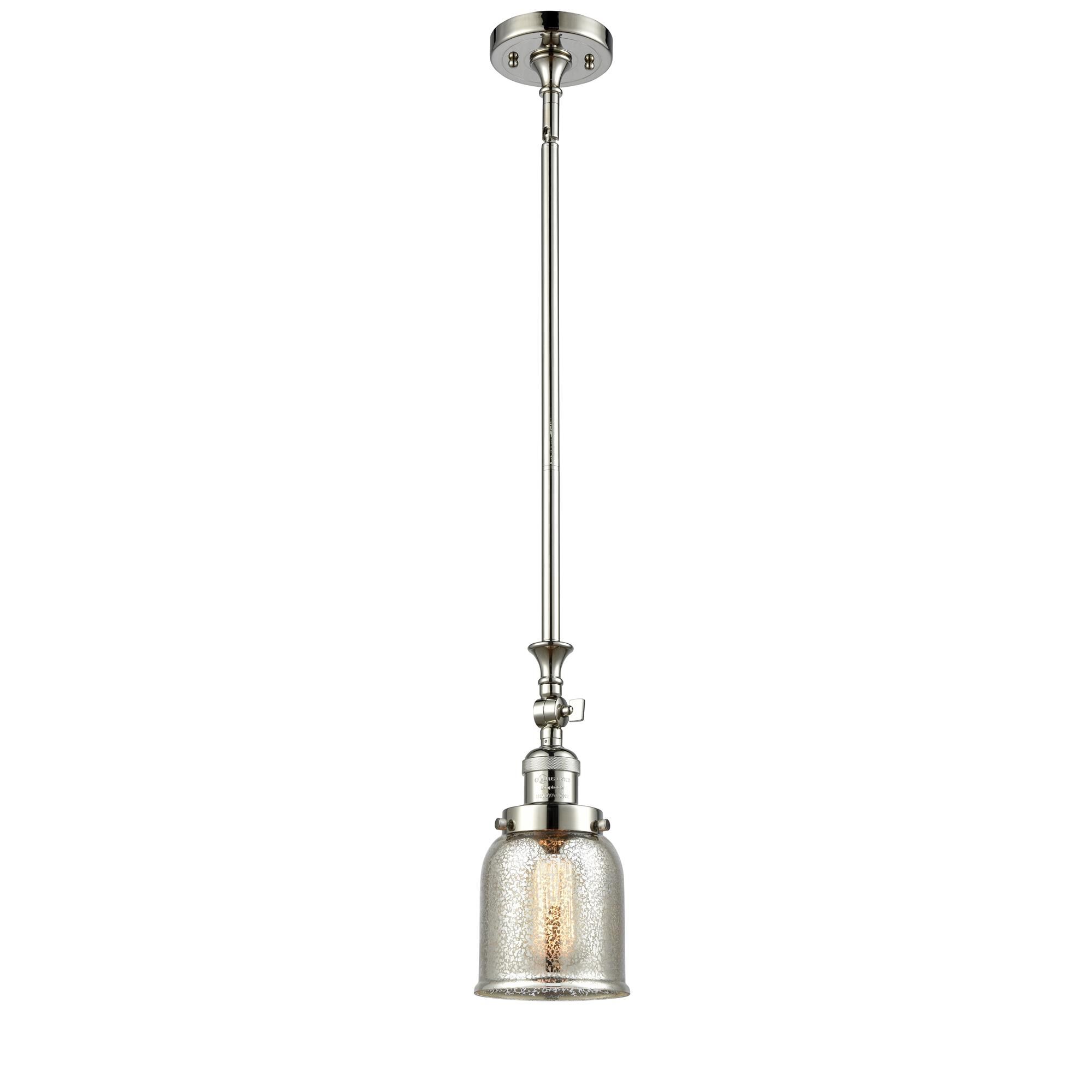 Shown in Polished Nickel finish and Silver Mercury glass