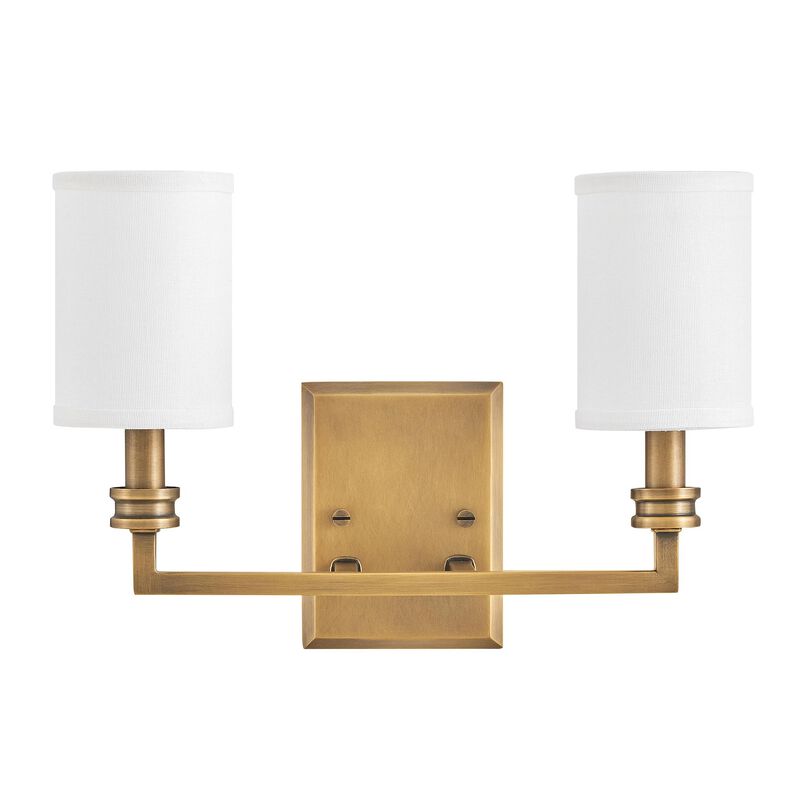 Moore Medium 2 Light Wall Sconce by Hinkley
