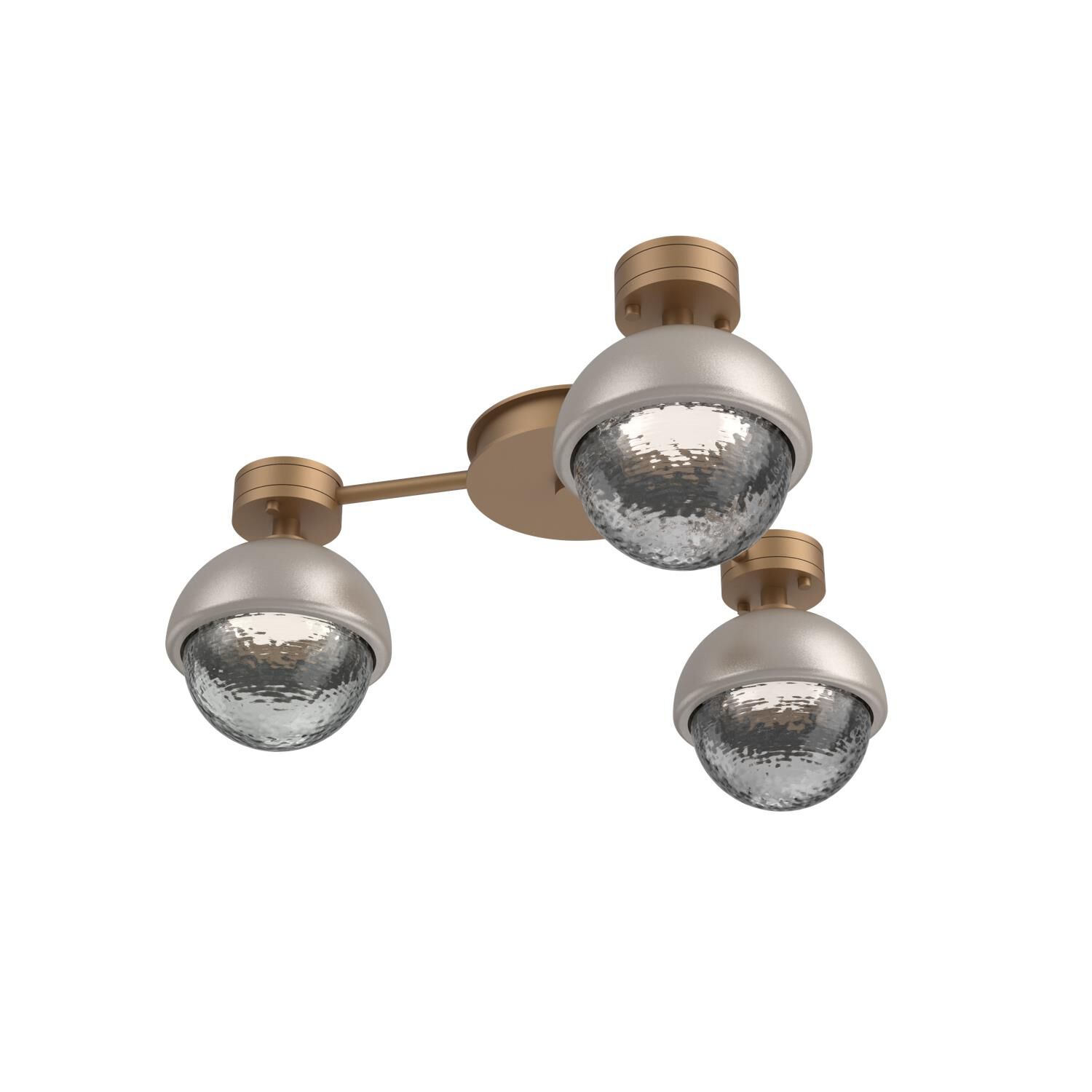 Levi Wilson Cabochon 23 Inch Flush Mount by Hammerton Studio