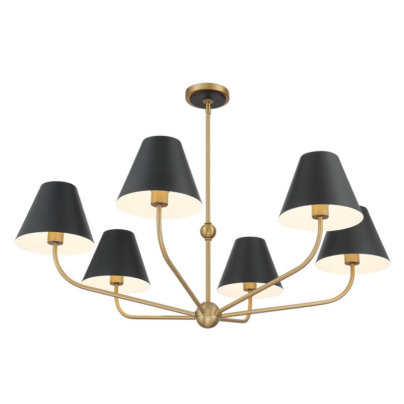 Xavier 40 Inch Chandelier by Crystorama