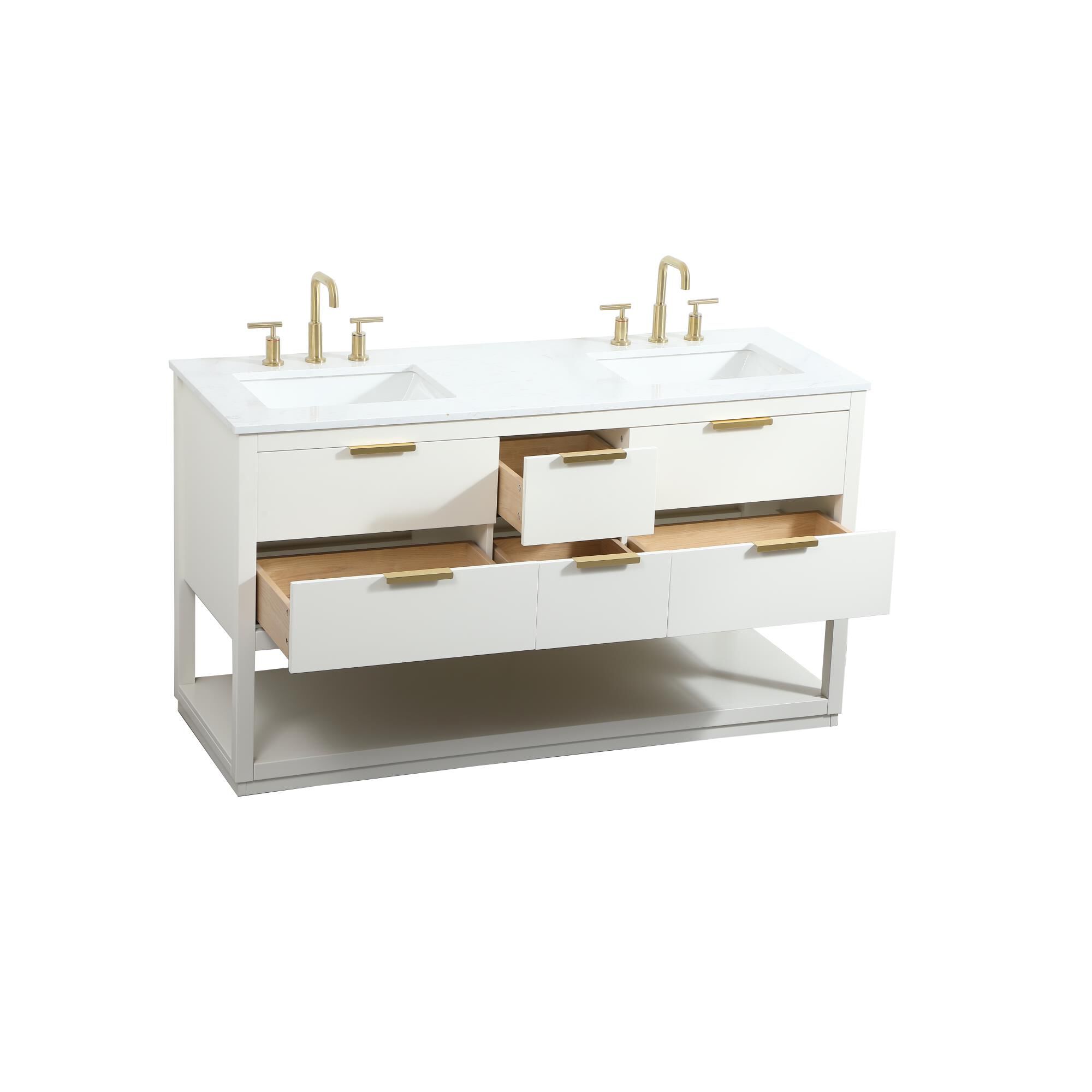 Larkin 60 Inch Bath Vanity by Elegant Decor