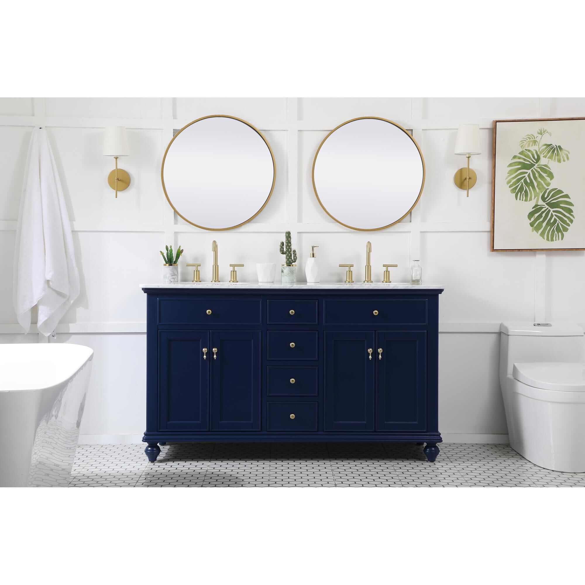 Shown in Blue finish