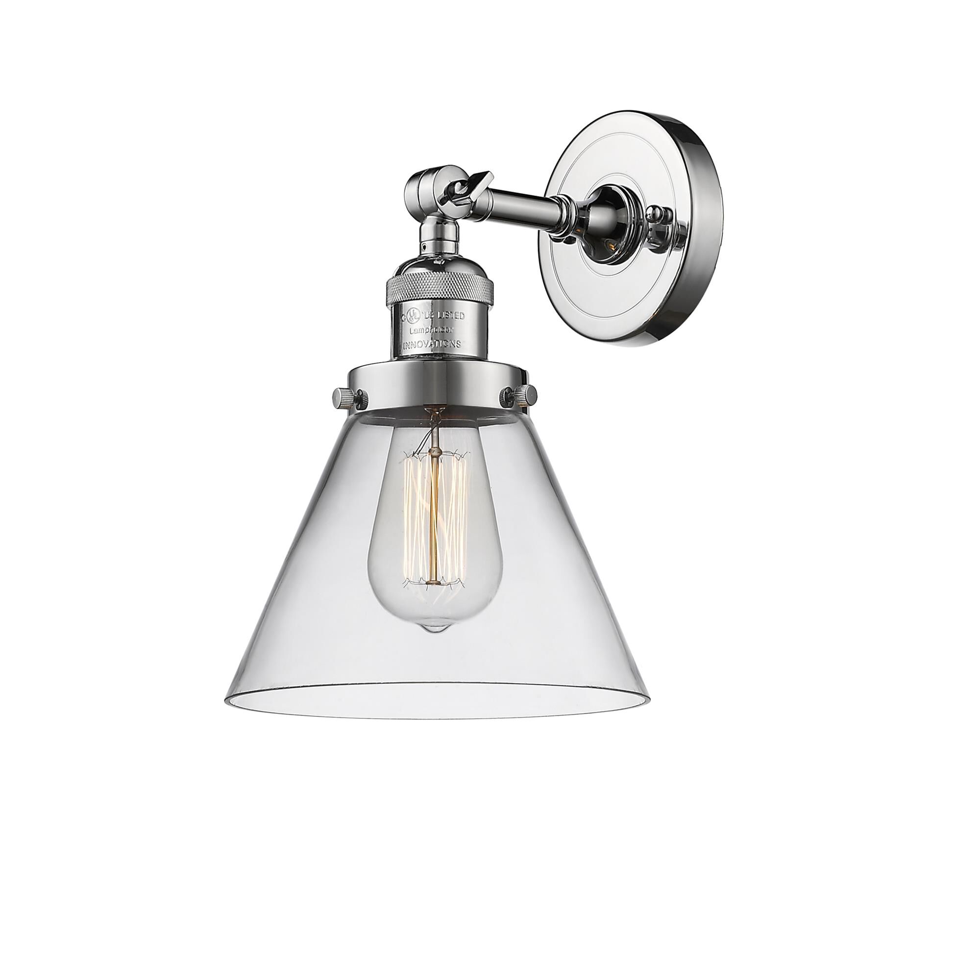 Bruno Marashlian Large Cone 7 Inch 1 Light Semi Flush Mount by Innovations Lighting