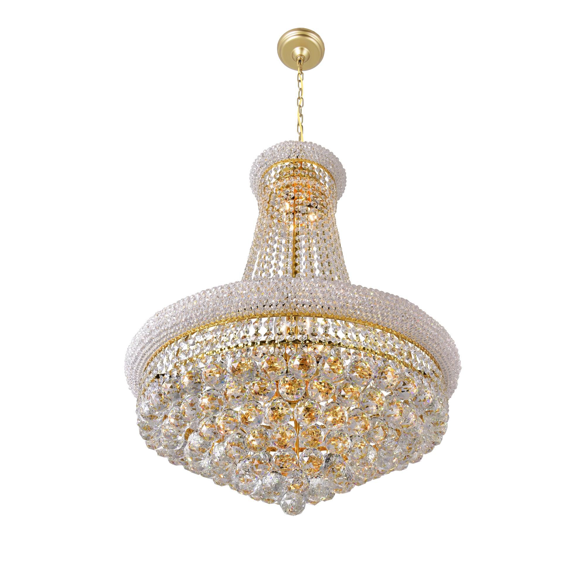 Empire 24 Inch 17 Light Chandelier by CWI Lighting