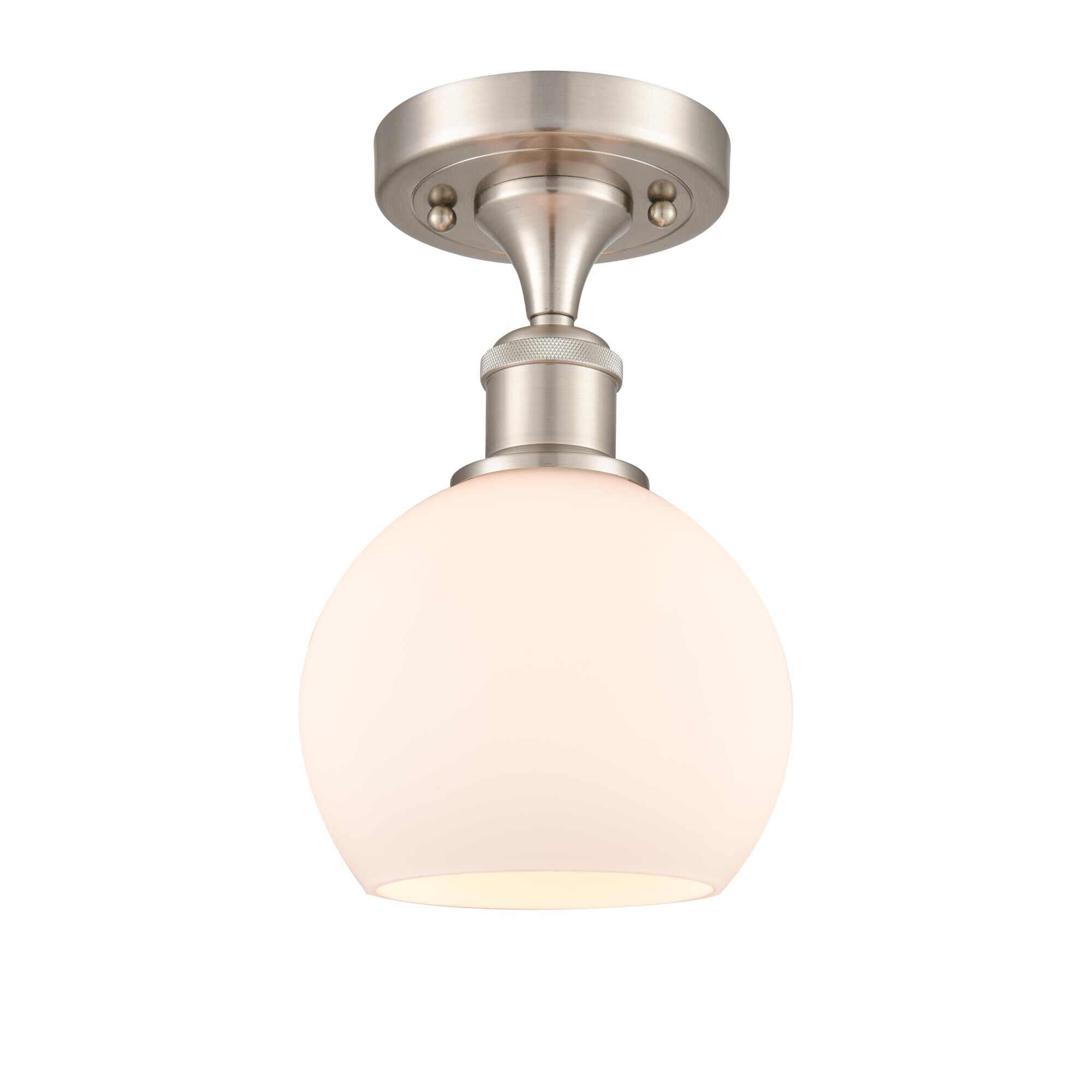 Bruno Marashlian Athens 6 Inch 1 Light Semi Flush Mount by Innovations Lighting