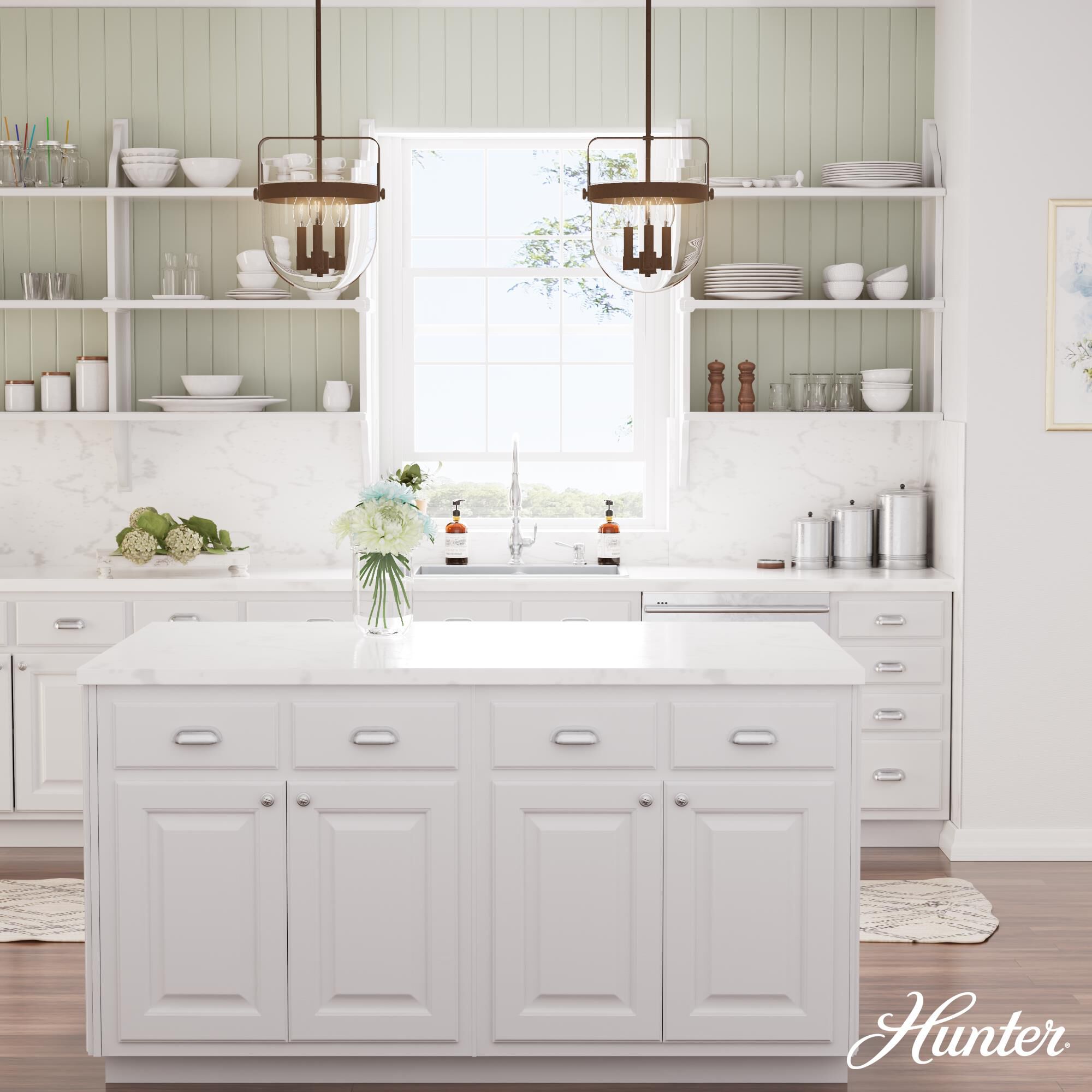 Karloff 11 Inch Mini Pendant by Hunter Fan