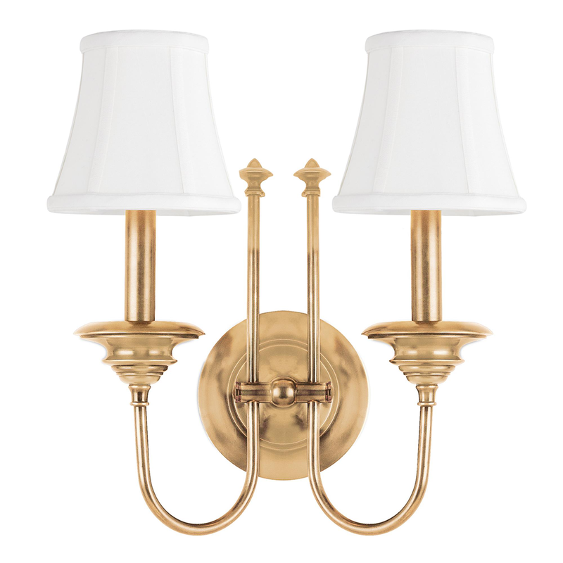 Yorktown 14 Inch 2 Light Wall Sconce by Hudson Valley Lighting