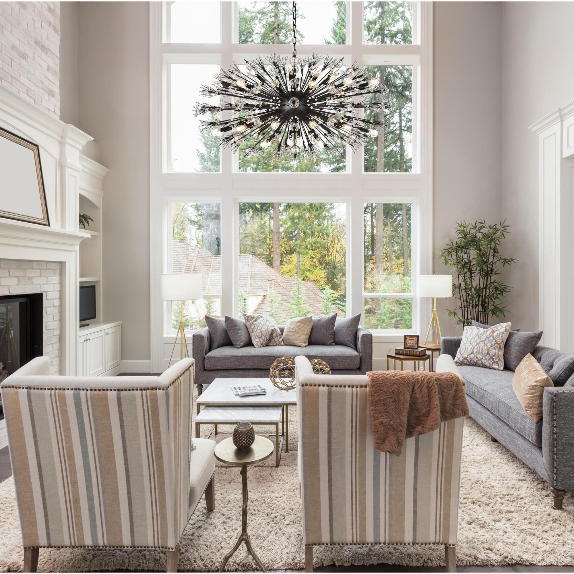 Vera 48 Inch Large Pendant by Elegant Lighting