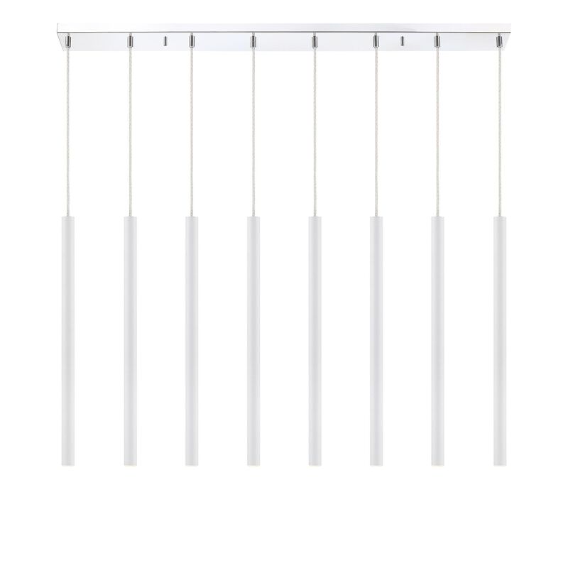 Forest 44 Inch 8 Light LED Linear Suspension Light by Z-Lite