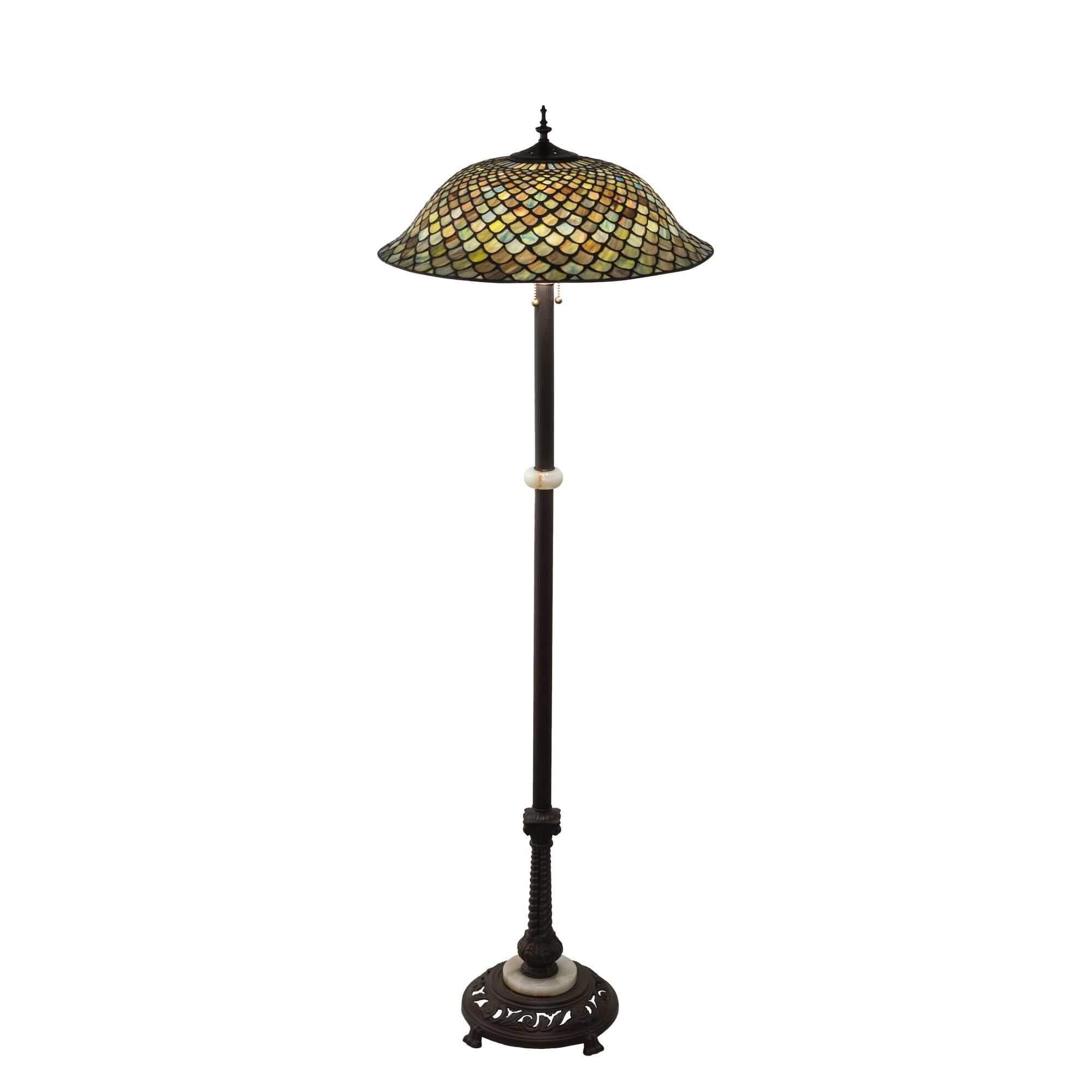 Fishscale 62 Inch Floor Lamp by Meyda Lighting