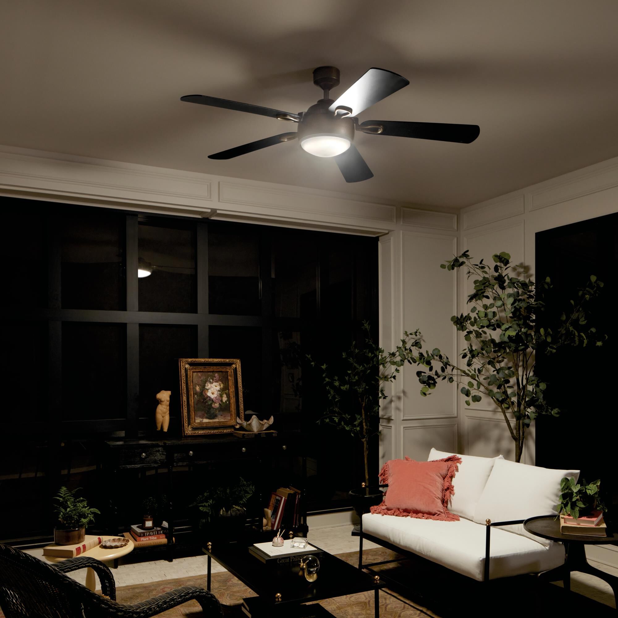 Humble 60 Inch Ceiling Fan with Light Kit by Kichler Lighting