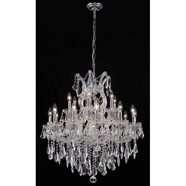Maria Theresa 30 Inch 19 Light Chandelier by Elegant Lighting