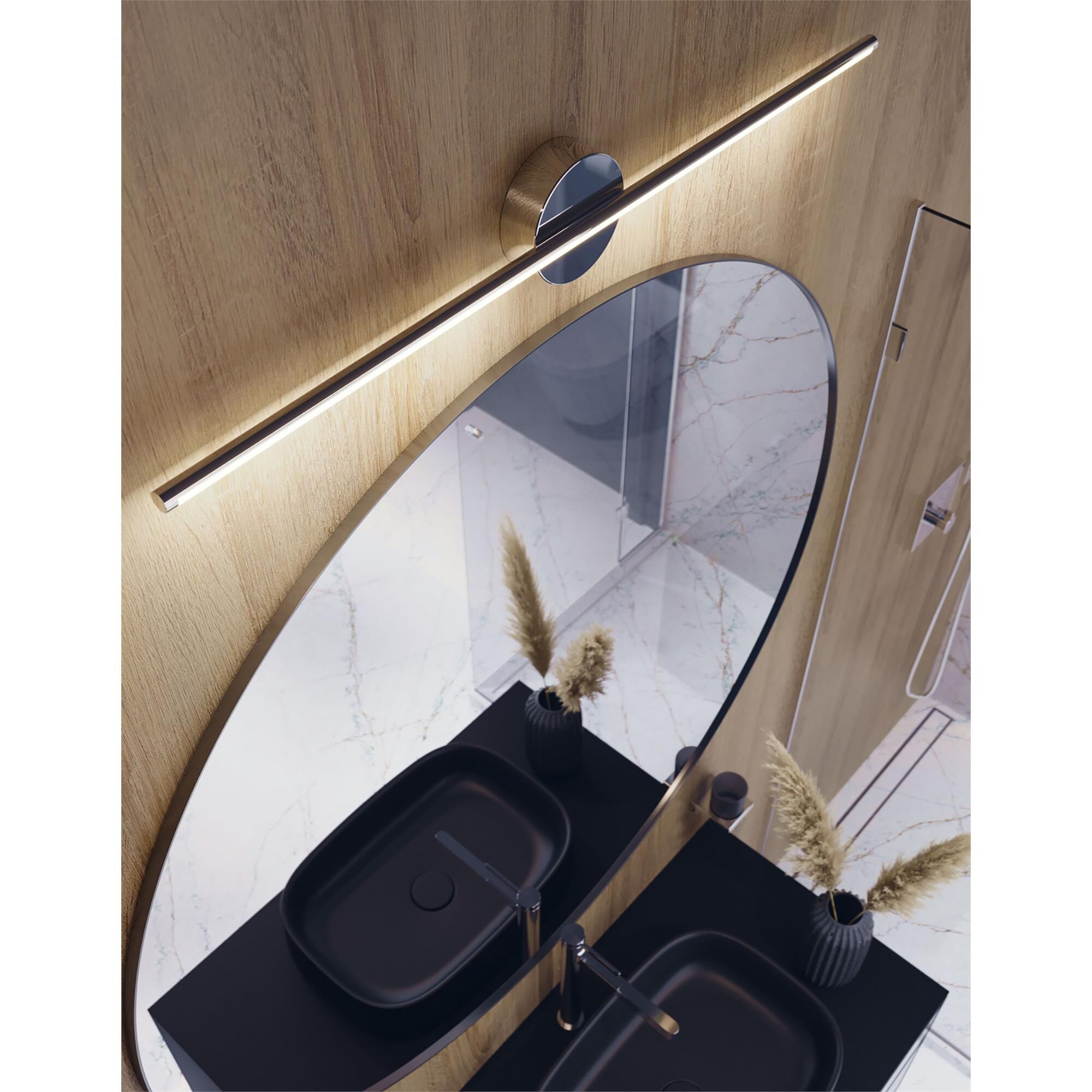 Shown in Satin Nickel finish and White shade