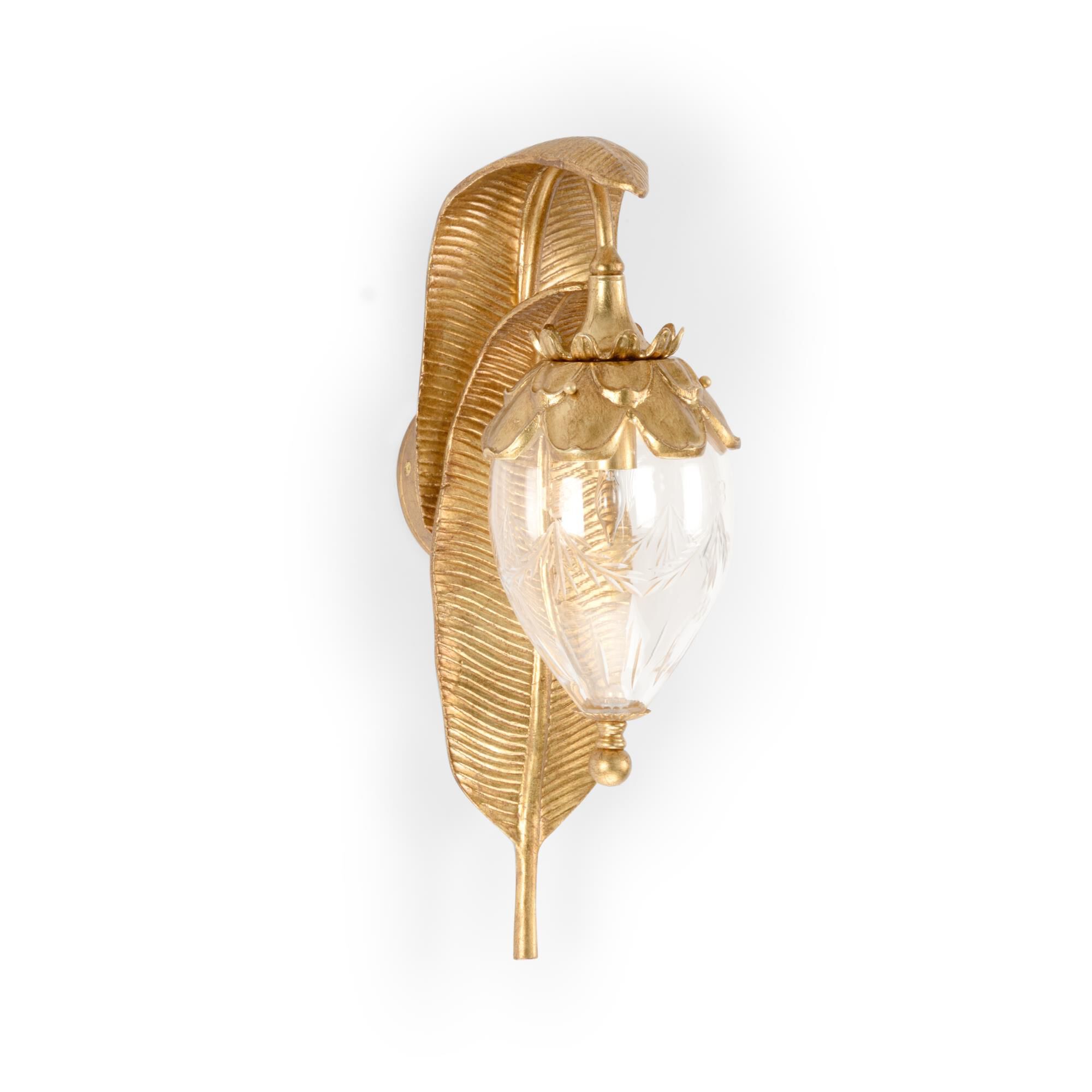 Leaf 19 Inch Wall Sconce by Chelsea House