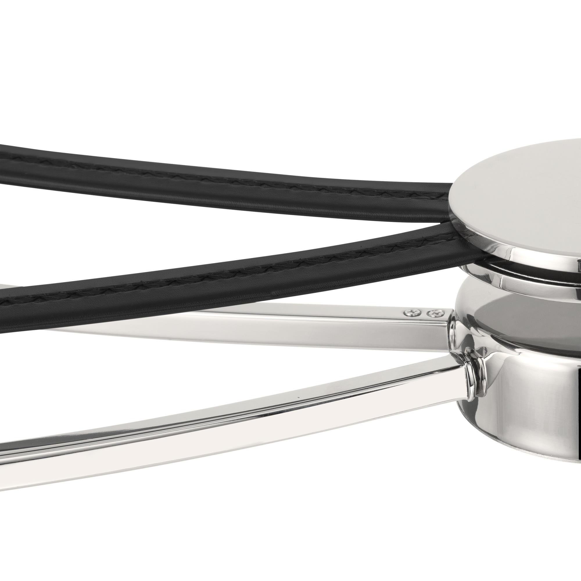 Shown in Polished Nickel and Black finish