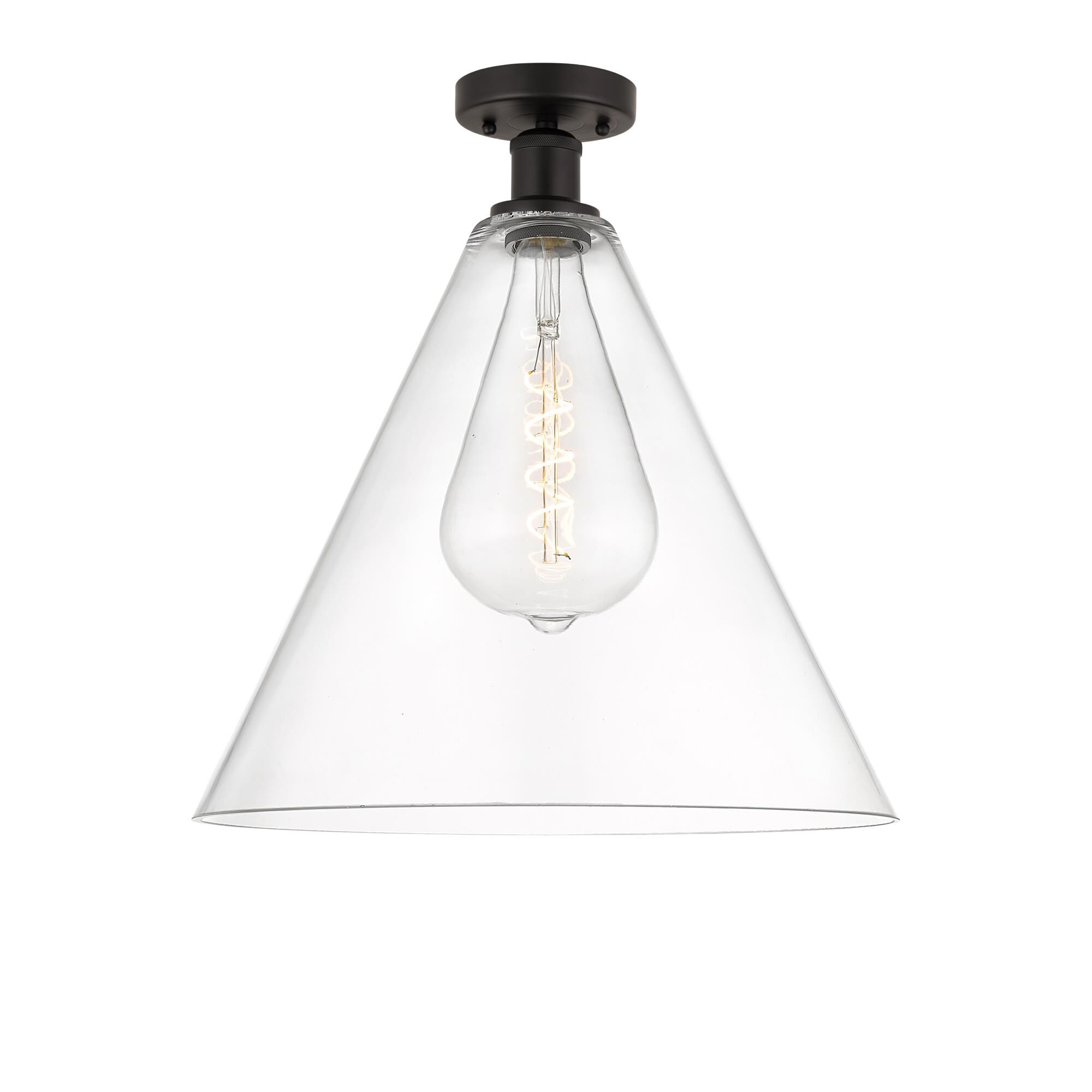 Bruno Marashlian Berkshire 16 Inch 1 Light Semi Flush Mount by Innovations Lighting