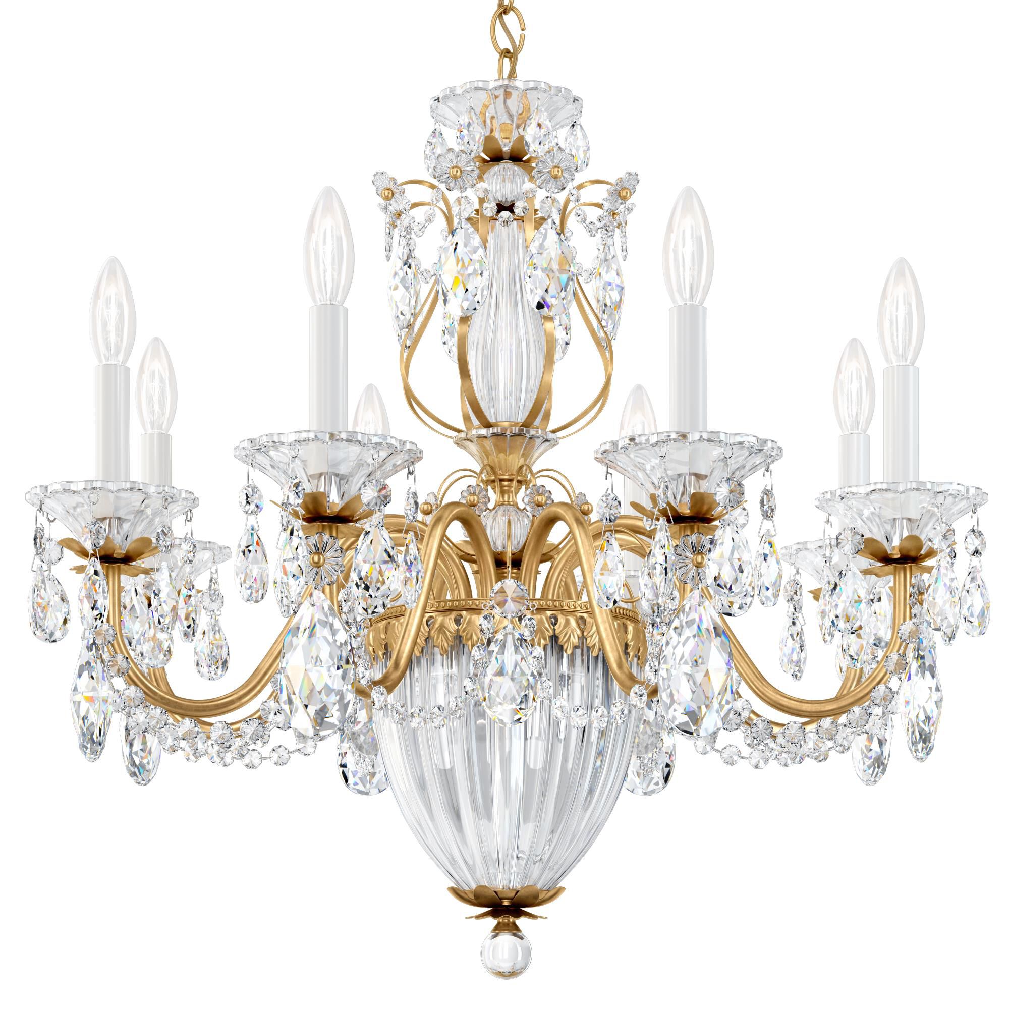 Bagatelle 26 Inch 8 Light Chandelier by Schonbek