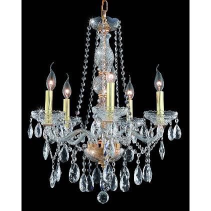 Verona 21 Inch 5 Light Mini Chandelier by Elegant Lighting