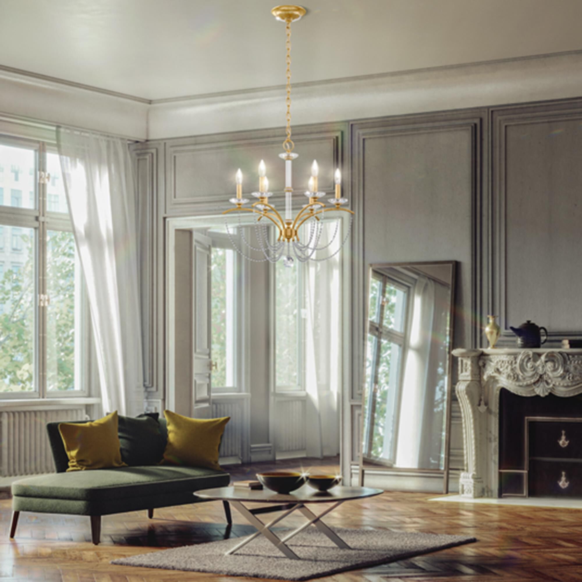Priscilla 24 Inch Chandelier,